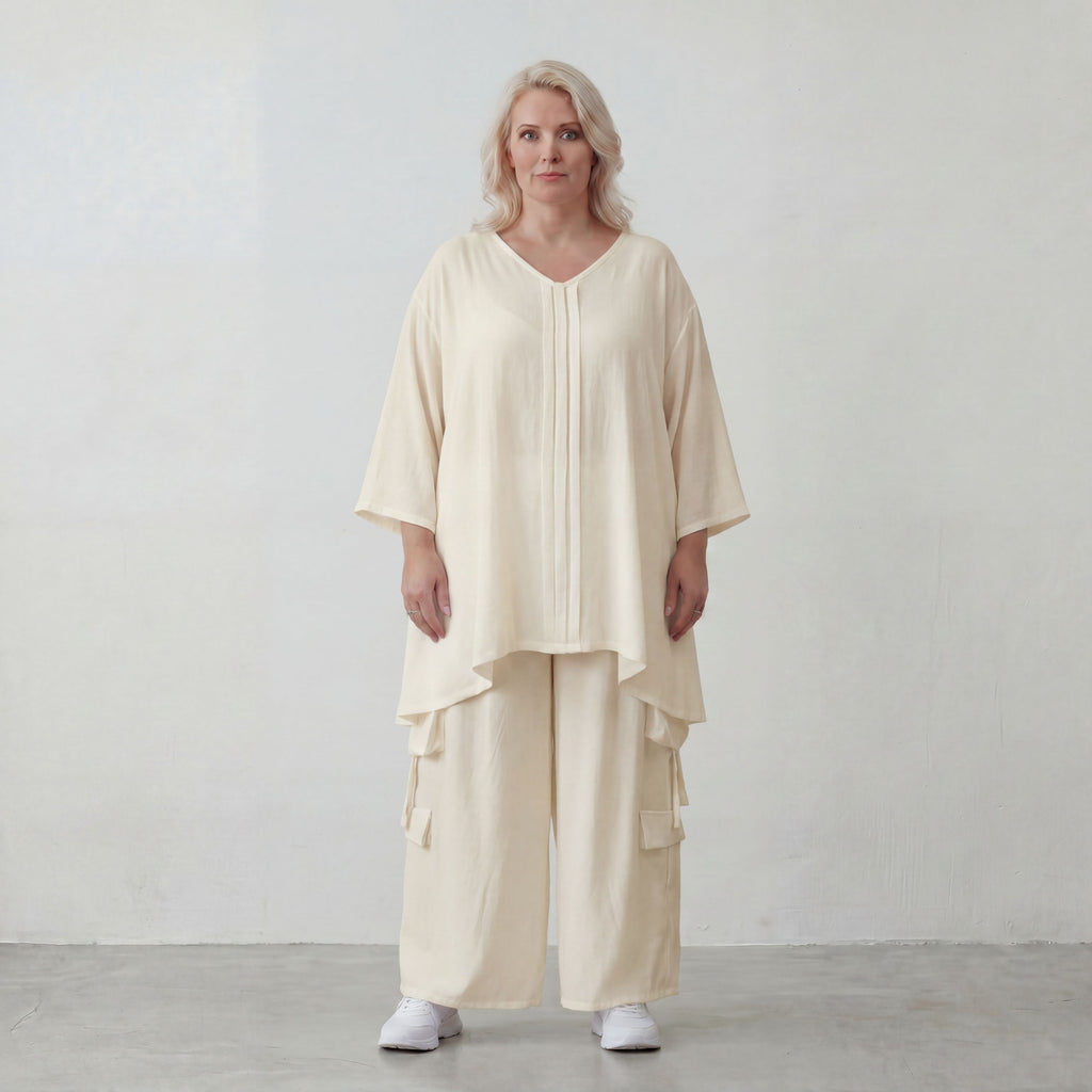 AKH Fashion · Shirt · Melinda · 7069 · Ivory