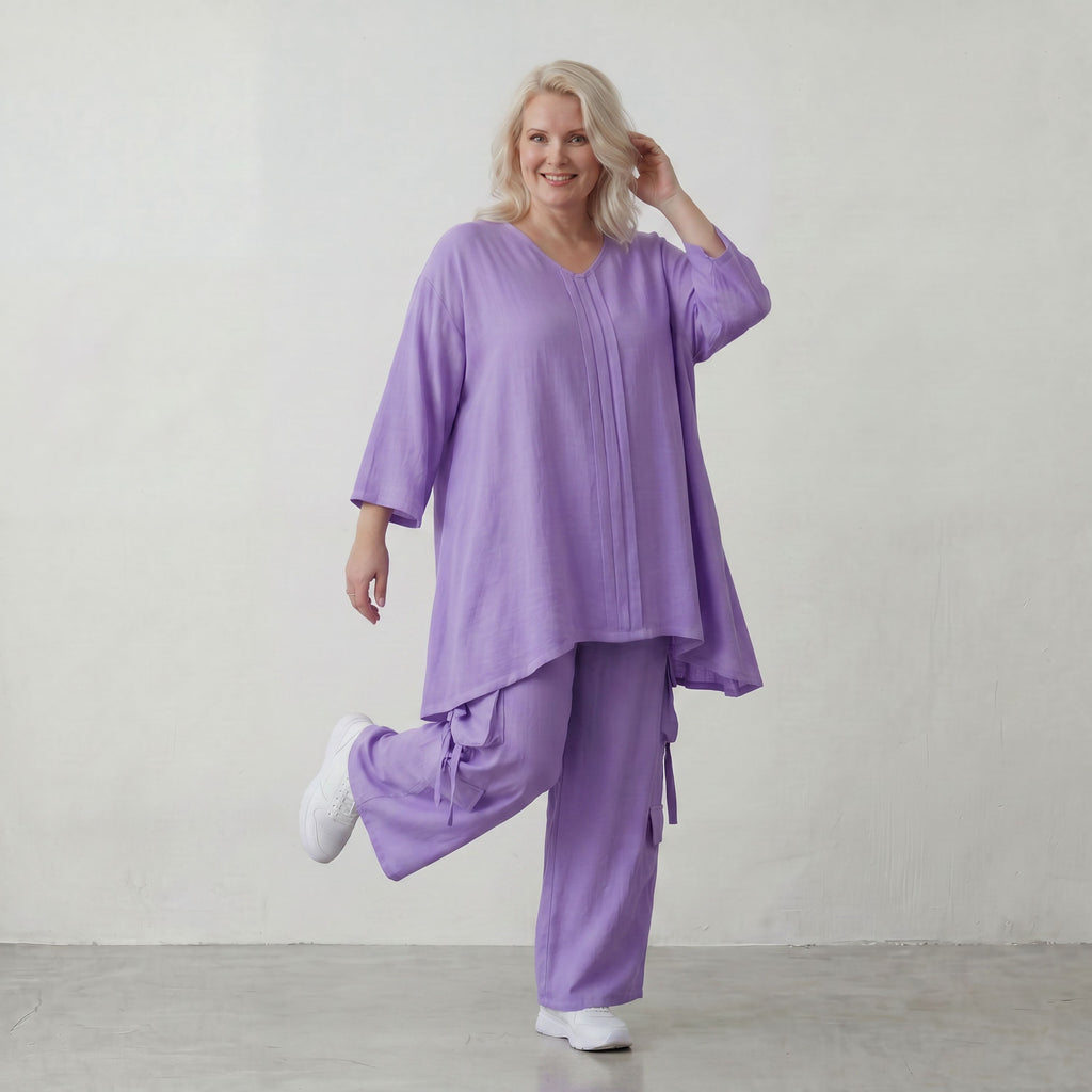 AKH Fashion · Shirt · Melinda · 7069 · Lavender