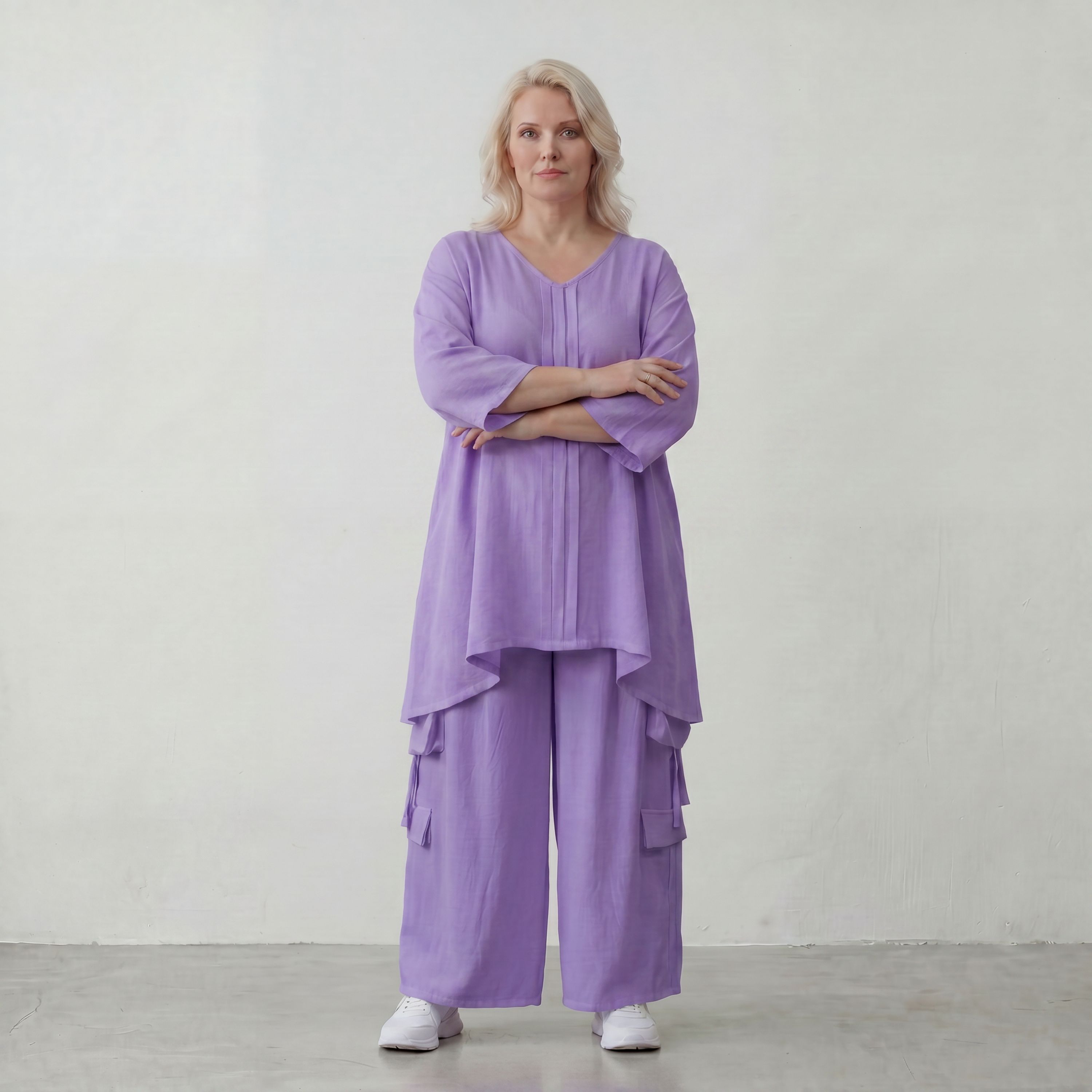 AKH Fashion · Shirt · Melinda · 7069 · Lavender