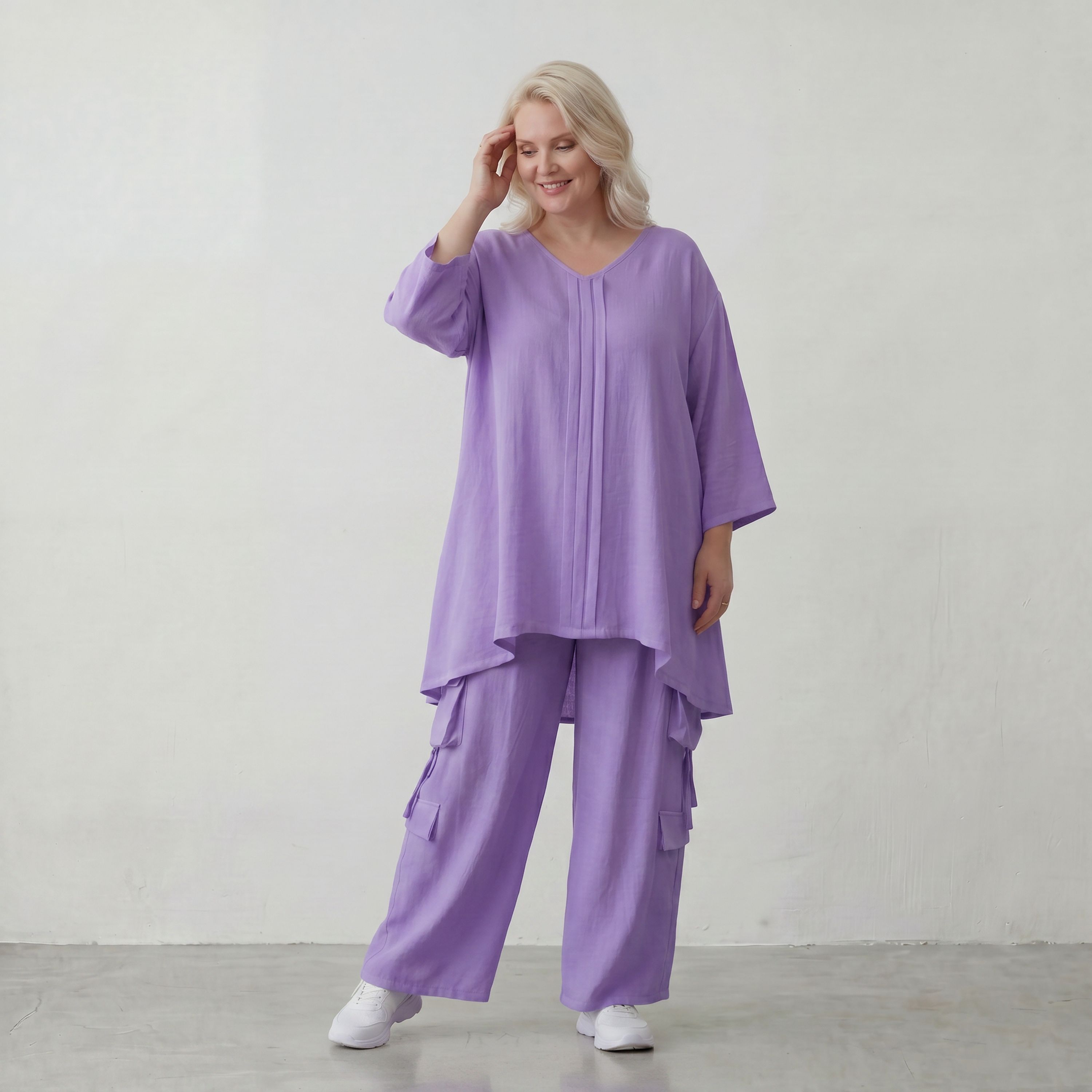 AKH Fashion · Shirt · Melinda · 7069 · Lavender