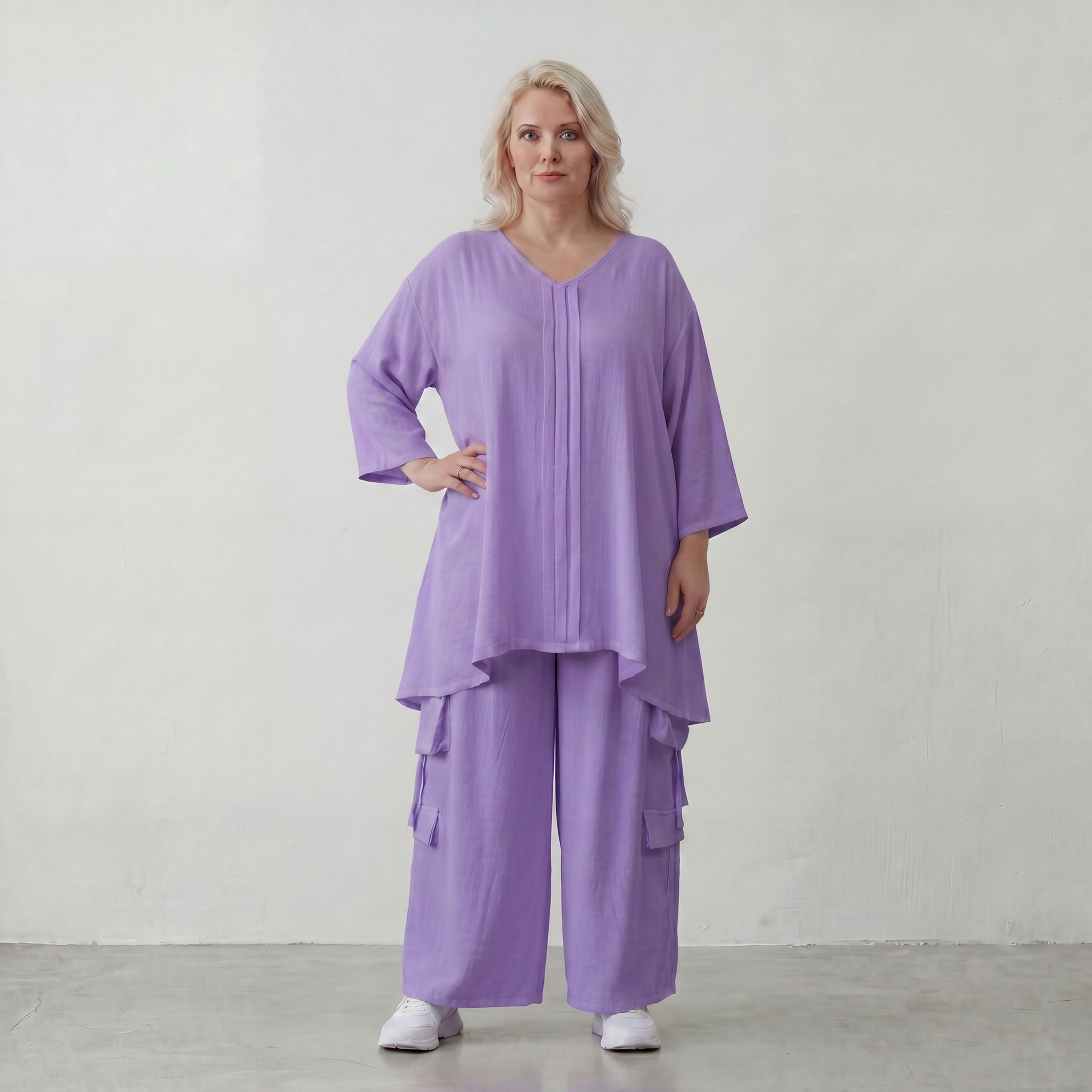 AKH Fashion · Shirt · Melinda · 7069 · Lavender