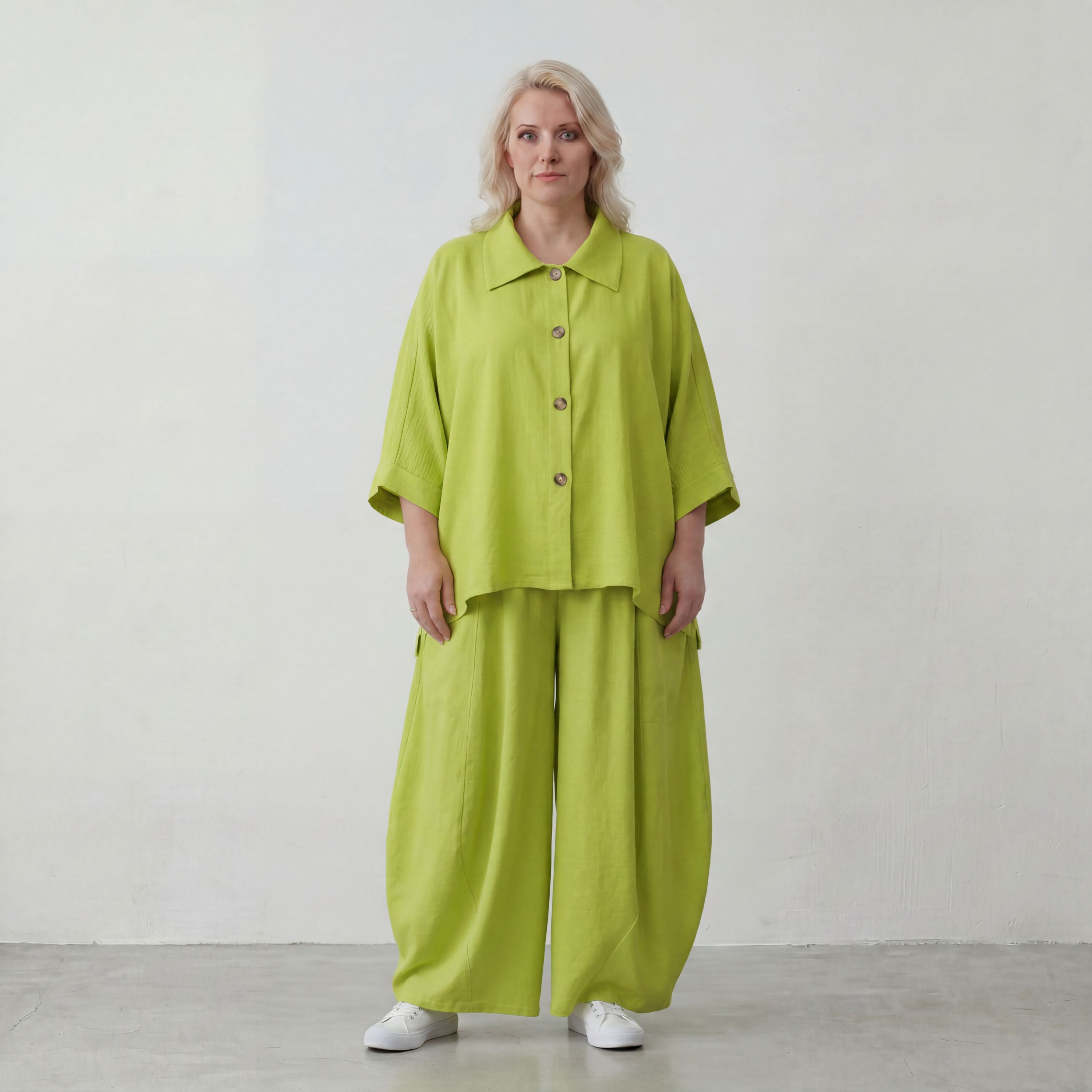 AKH Fashion · Hose · Melinda · 8069 · AppleGrün