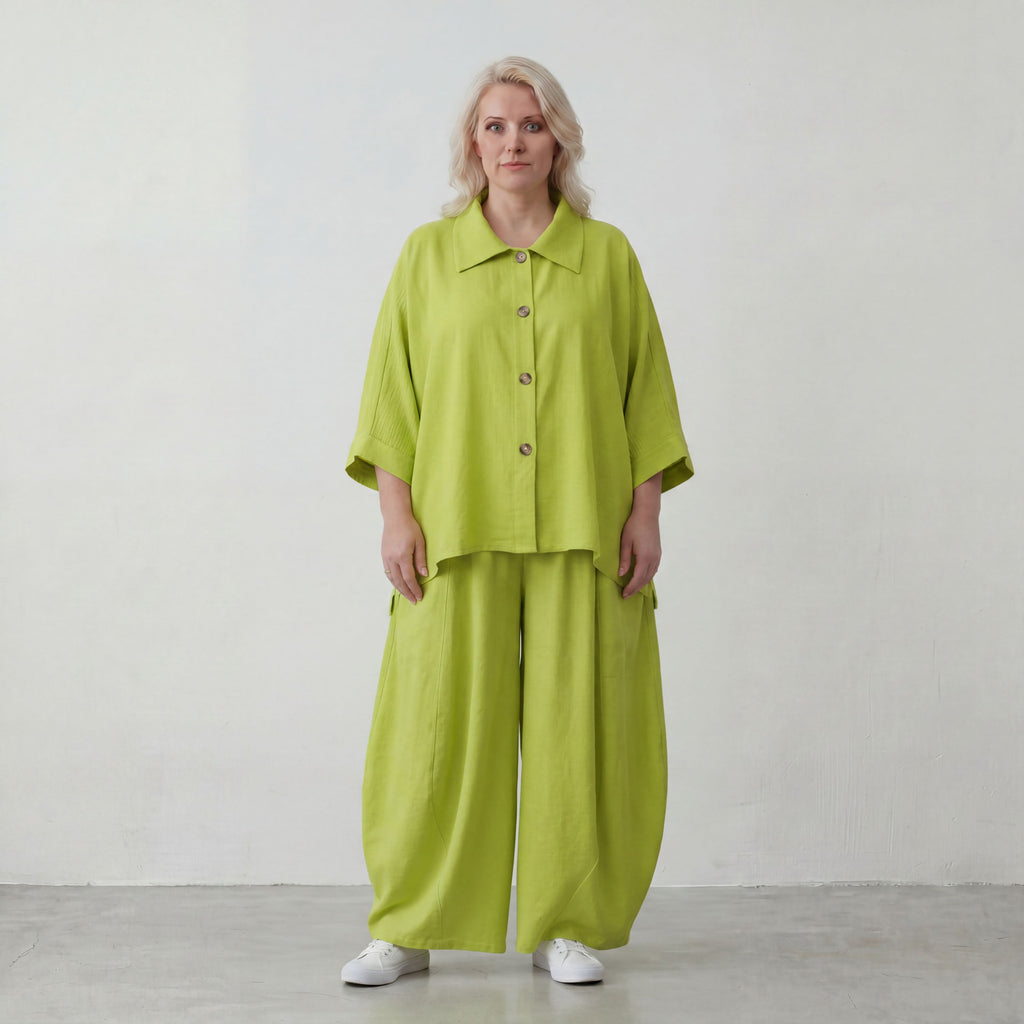 AKH Fashion · Bluse · Melinda · 7092 · AppleGrün