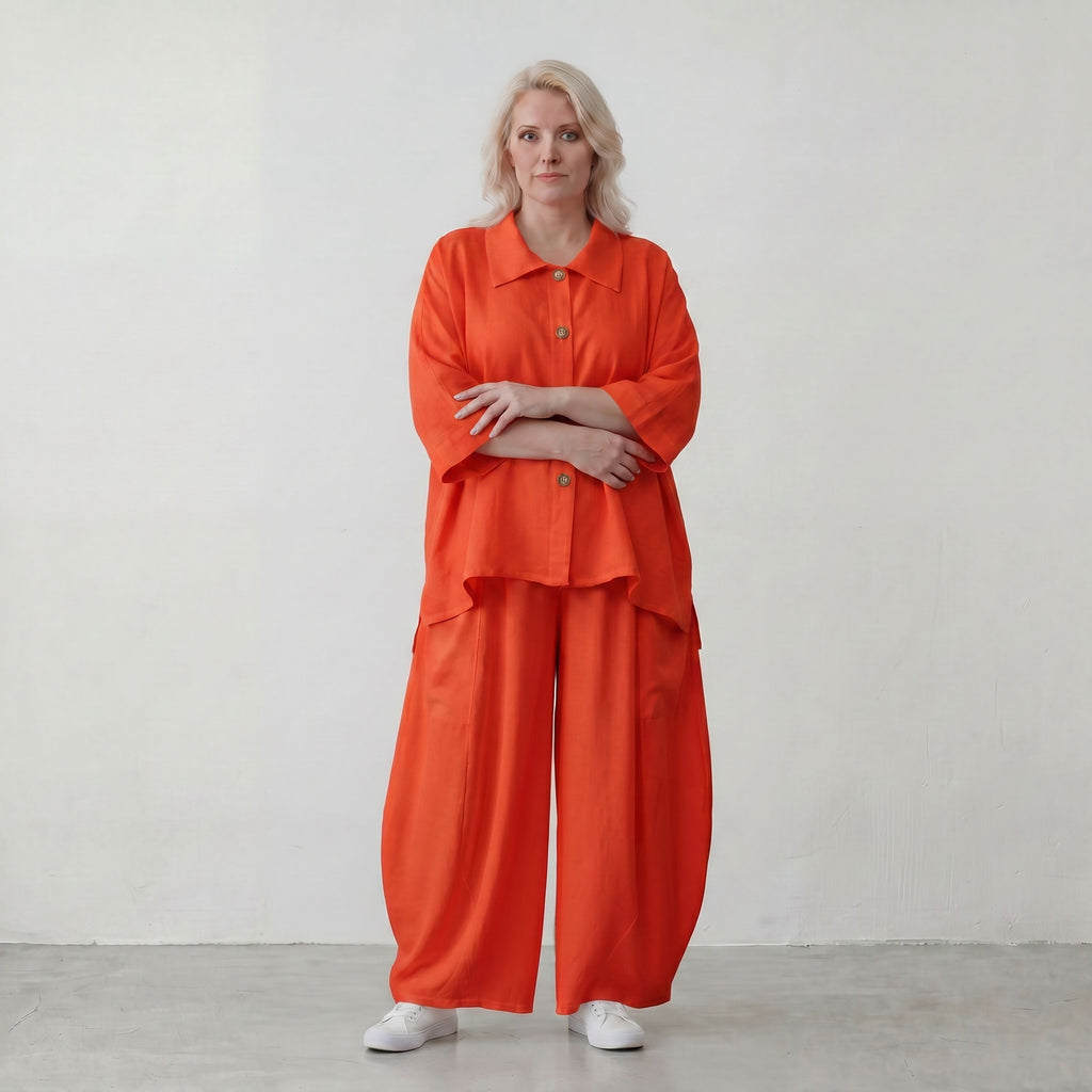 AKH Fashion · Bluse · Melinda · 7092 · Coral