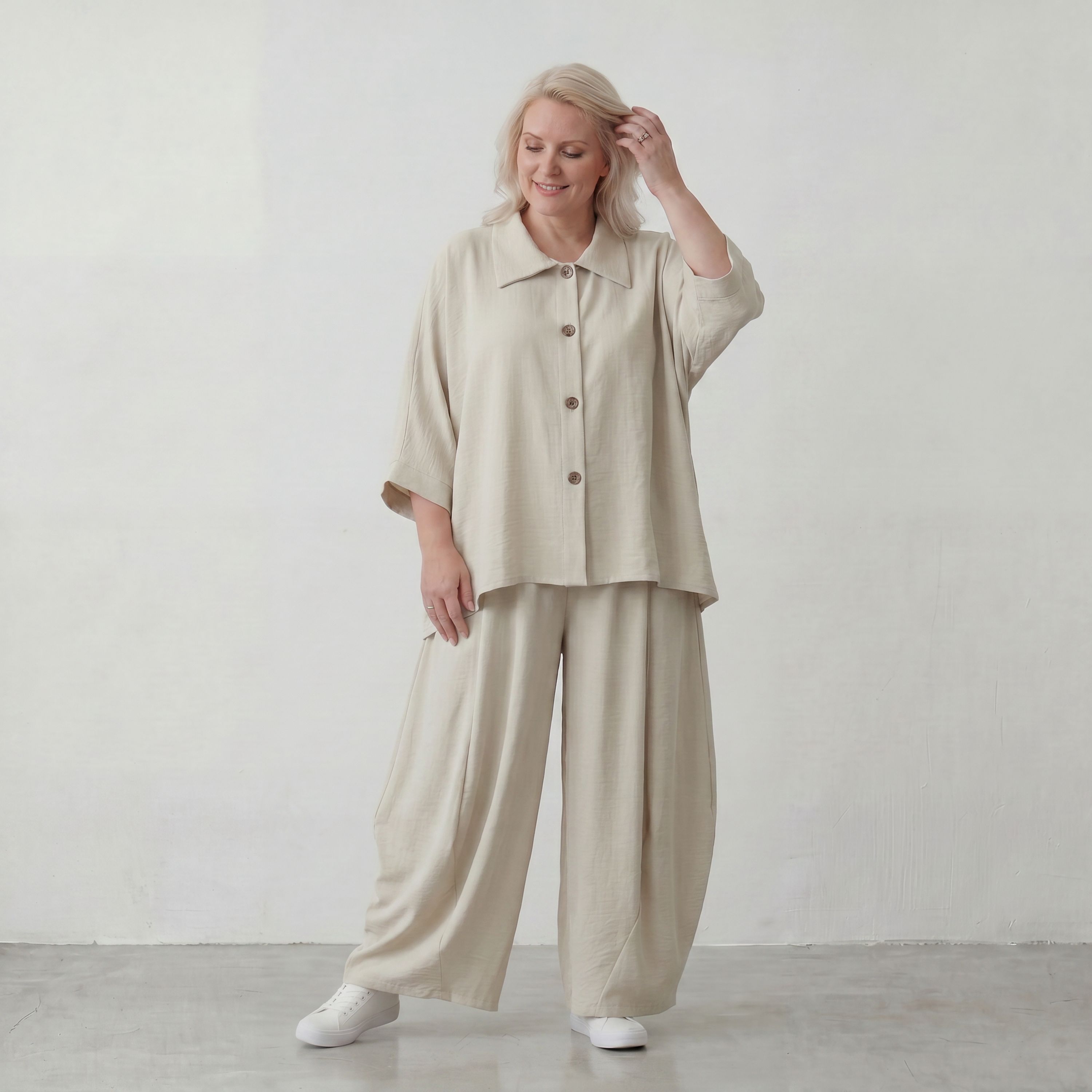 AKH Fashion · Bluse · Melinda · 7092 · Dune