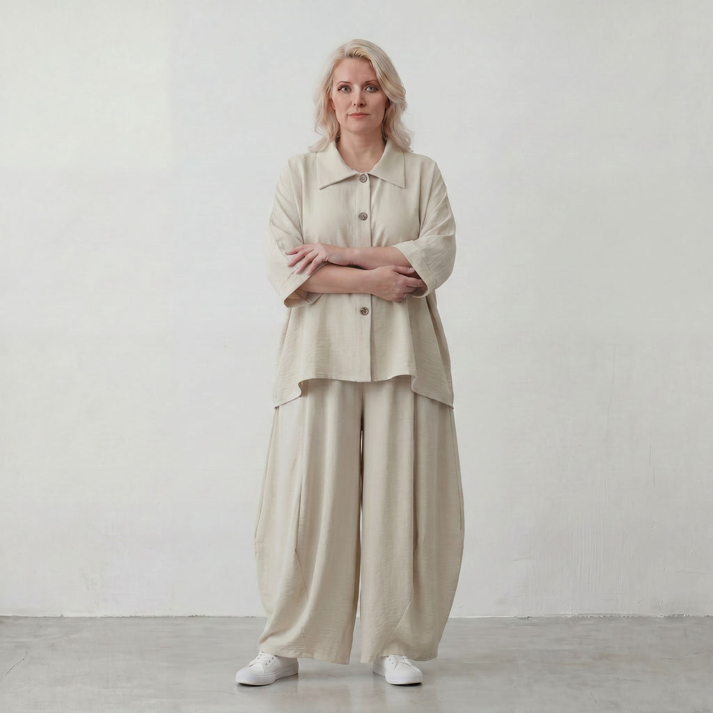 AKH Fashion · Bluse · Melinda · 7092 · Dune