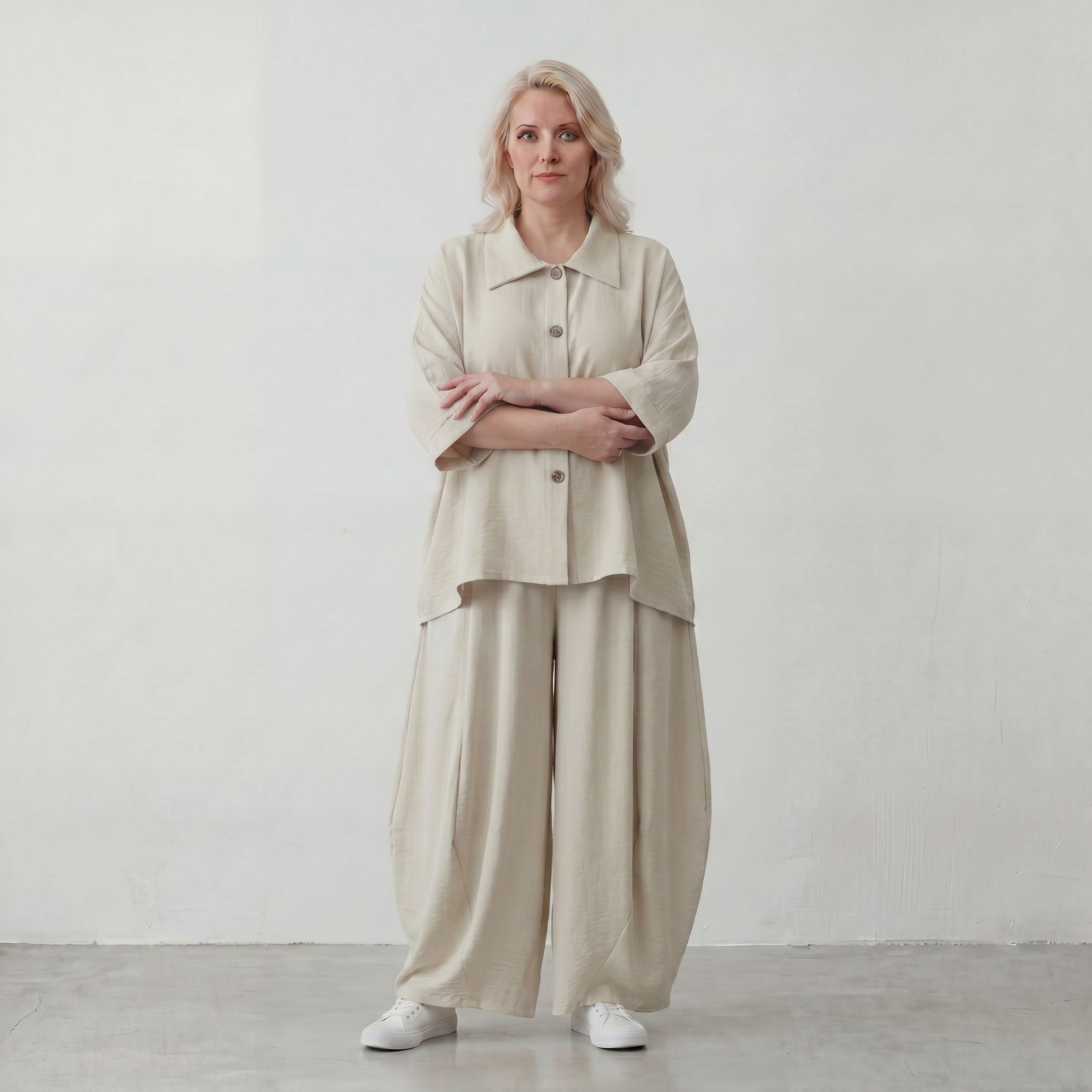 AKH Fashion · Bluse · Melinda · 7092 · Dune