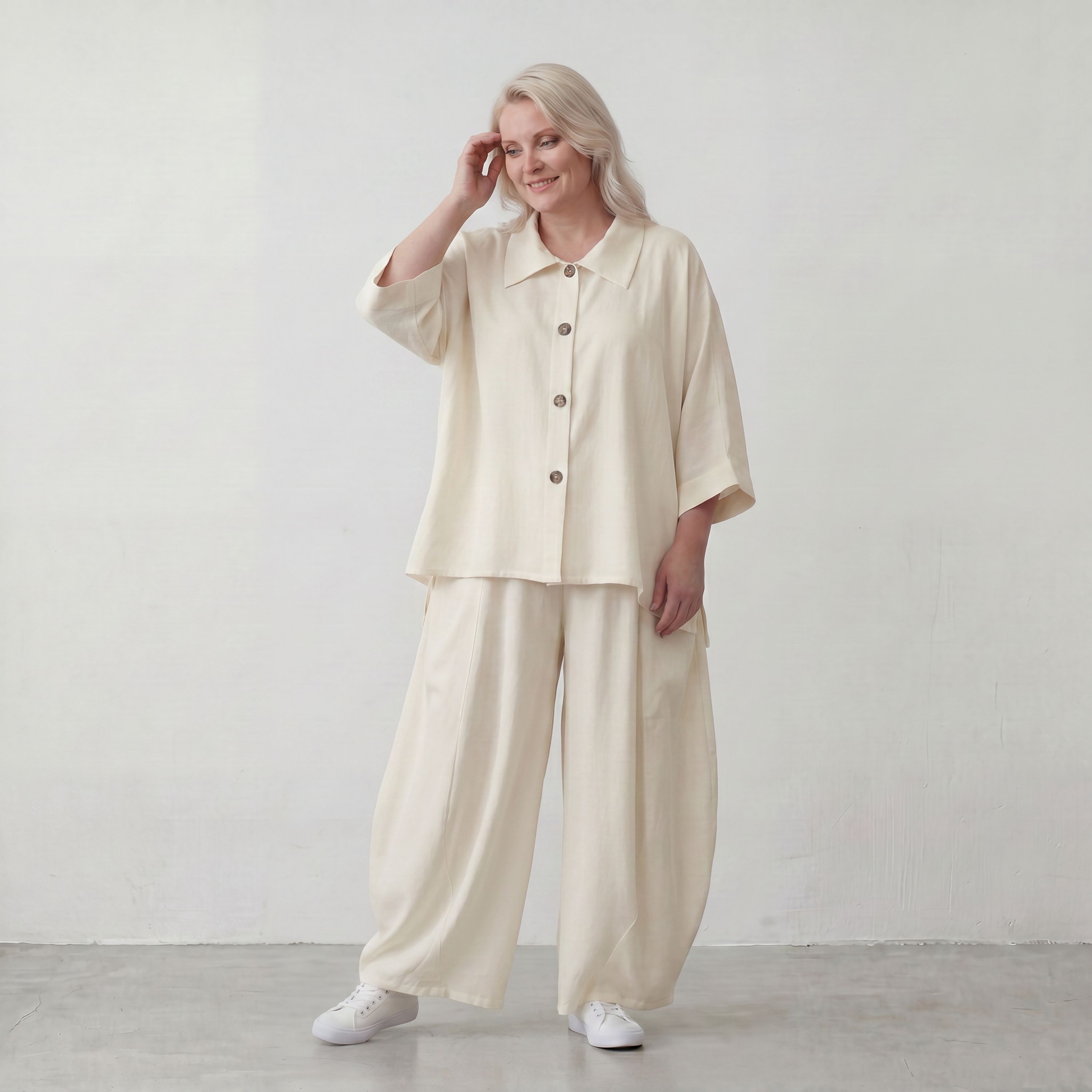 AKH Fashion · Bluse · Melinda · 7092 · Ivory