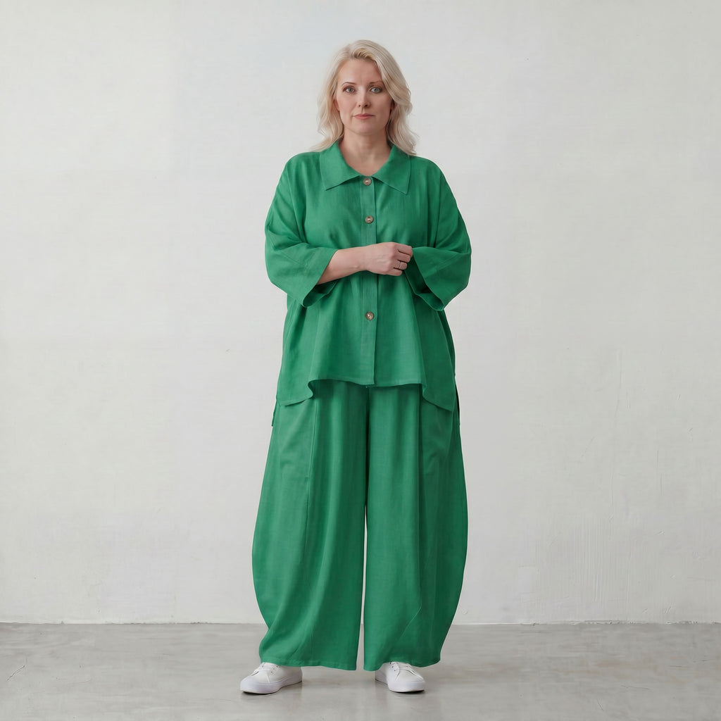 AKH Fashion · Bluse · Melinda · 7092 · Jade