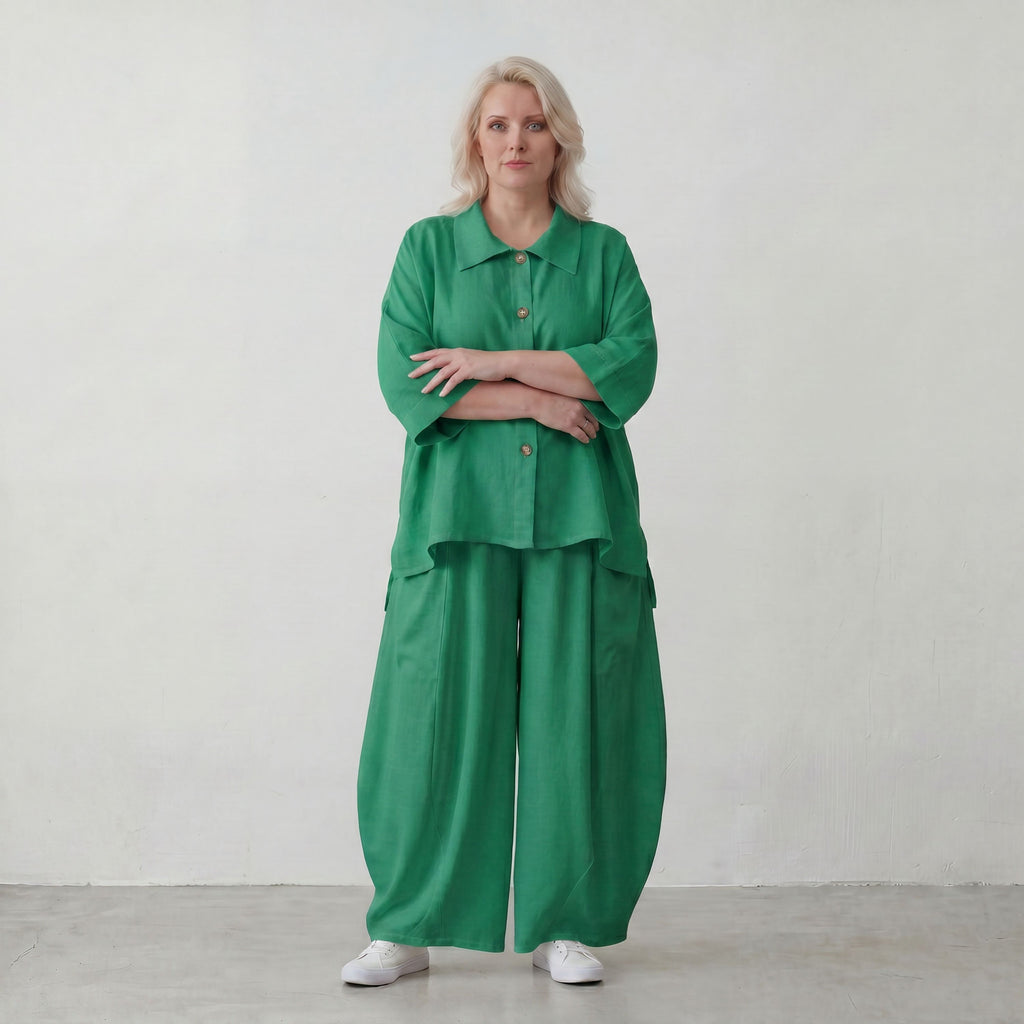 AKH Fashion · Bluse · Melinda · 7092 · Jade