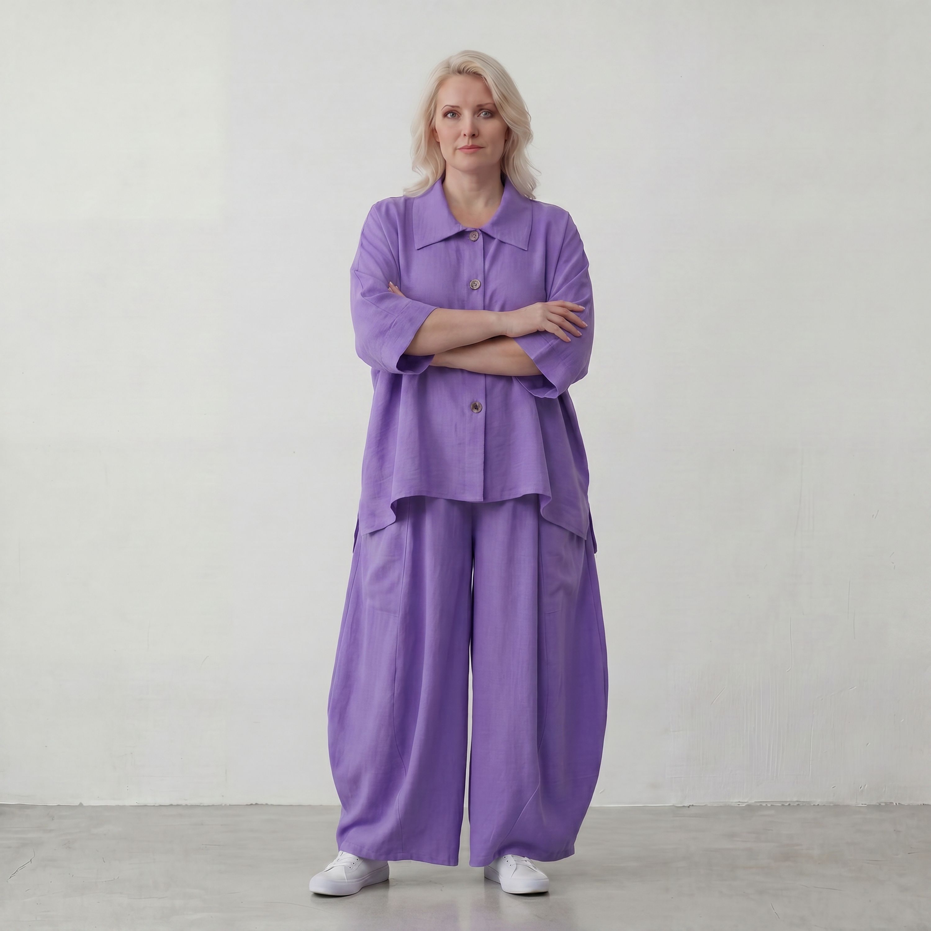 AKH Fashion · Bluse · Melinda · 7092 · Lavender