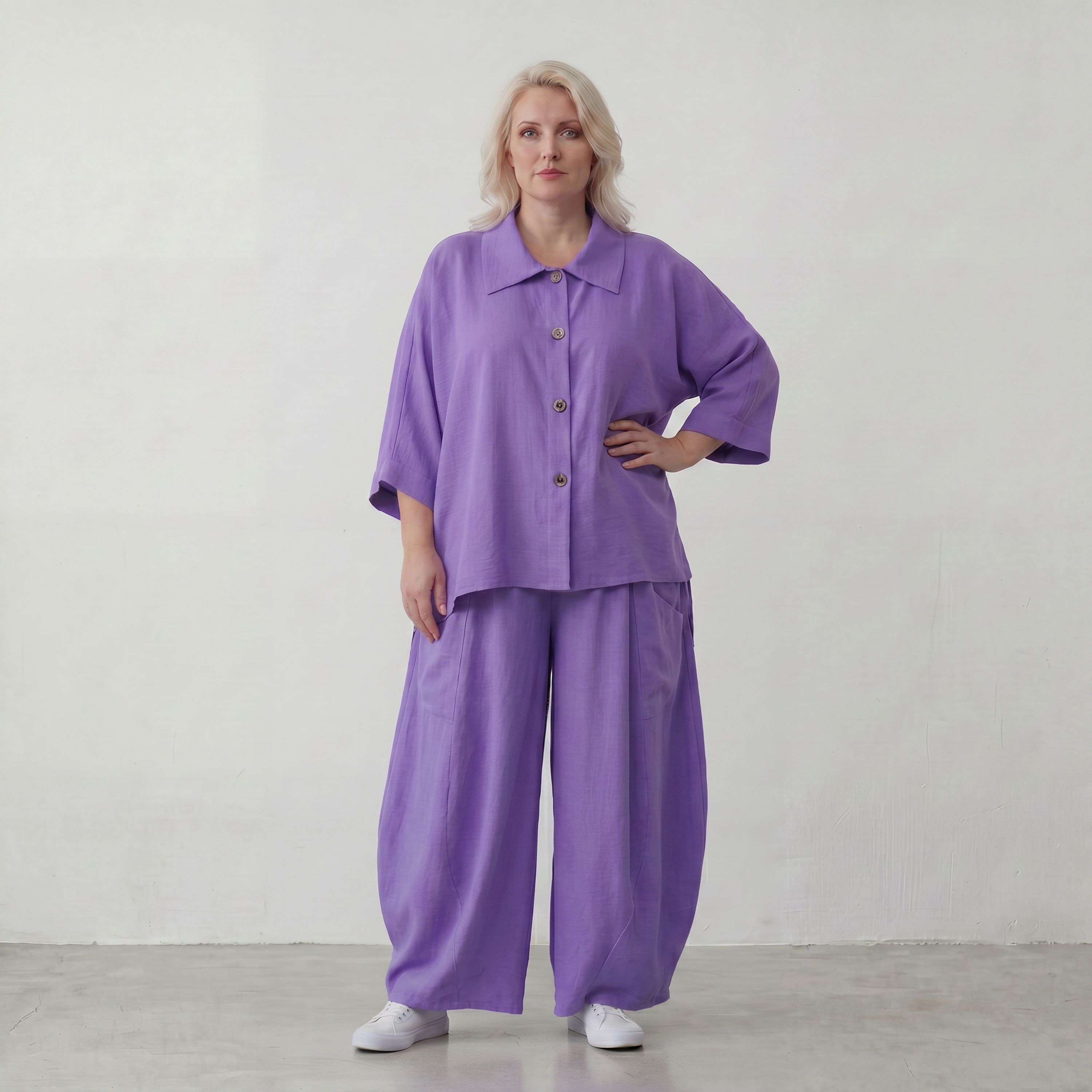 AKH Fashion · Bluse · Melinda · 7092 · Lavender