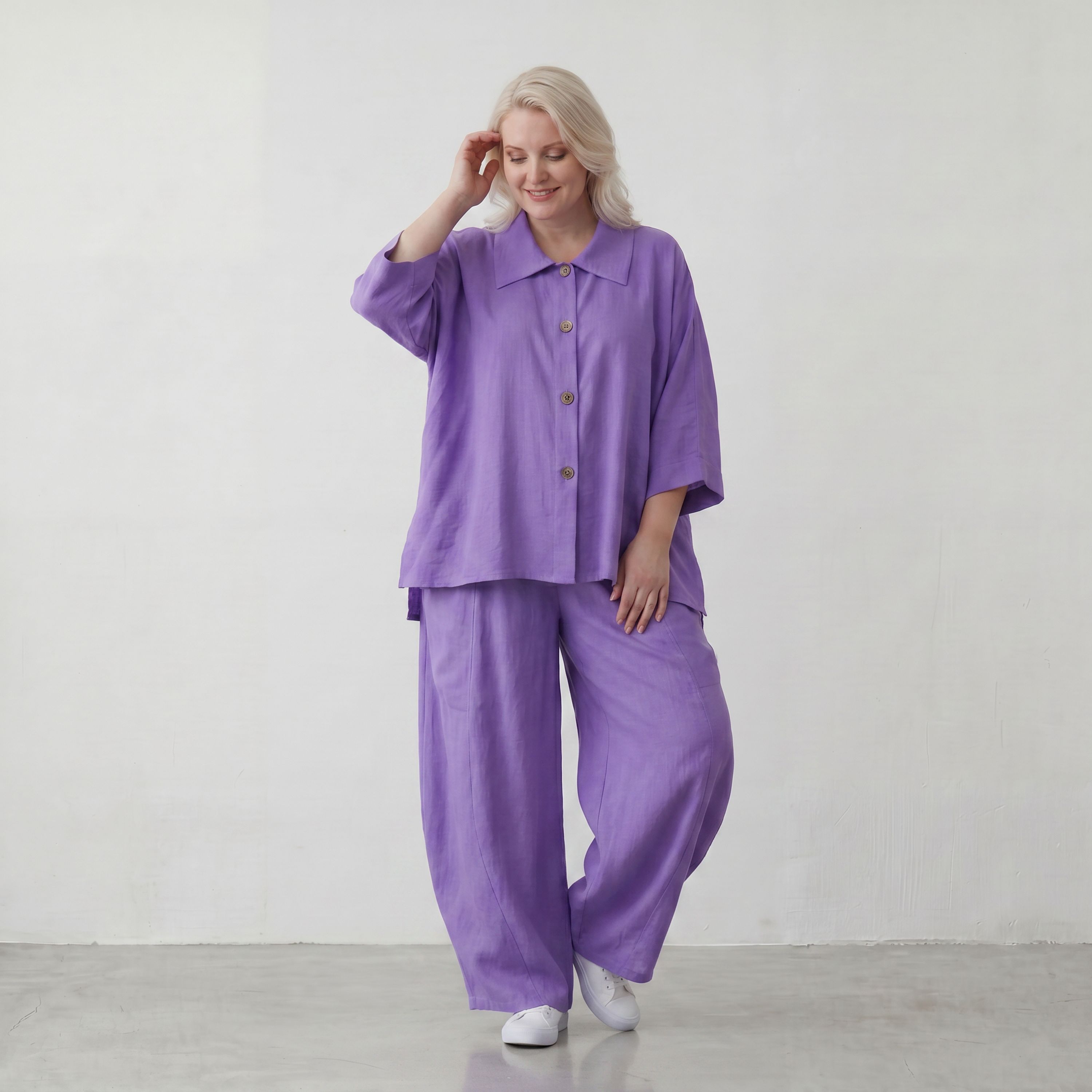 AKH Fashion · Bluse · Melinda · 7092 · Lavender