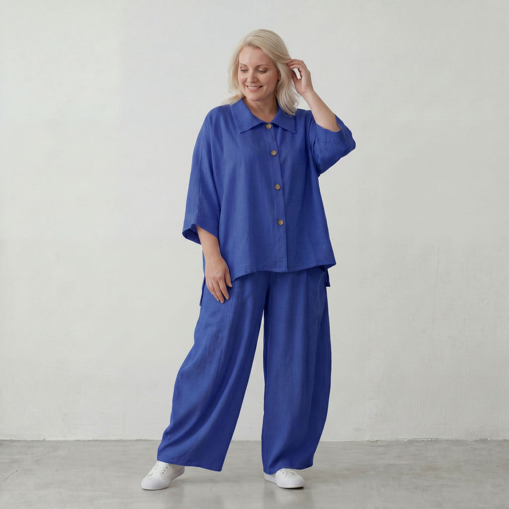 AKH Fashion · Bluse · Melinda · 7092 · Sapphire
