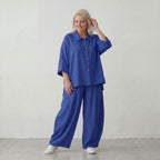 AKH Fashion · Bluse · Melinda · 7092 · Sapphire