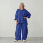 AKH Fashion · Bluse · Melinda · 7092 · Sapphire