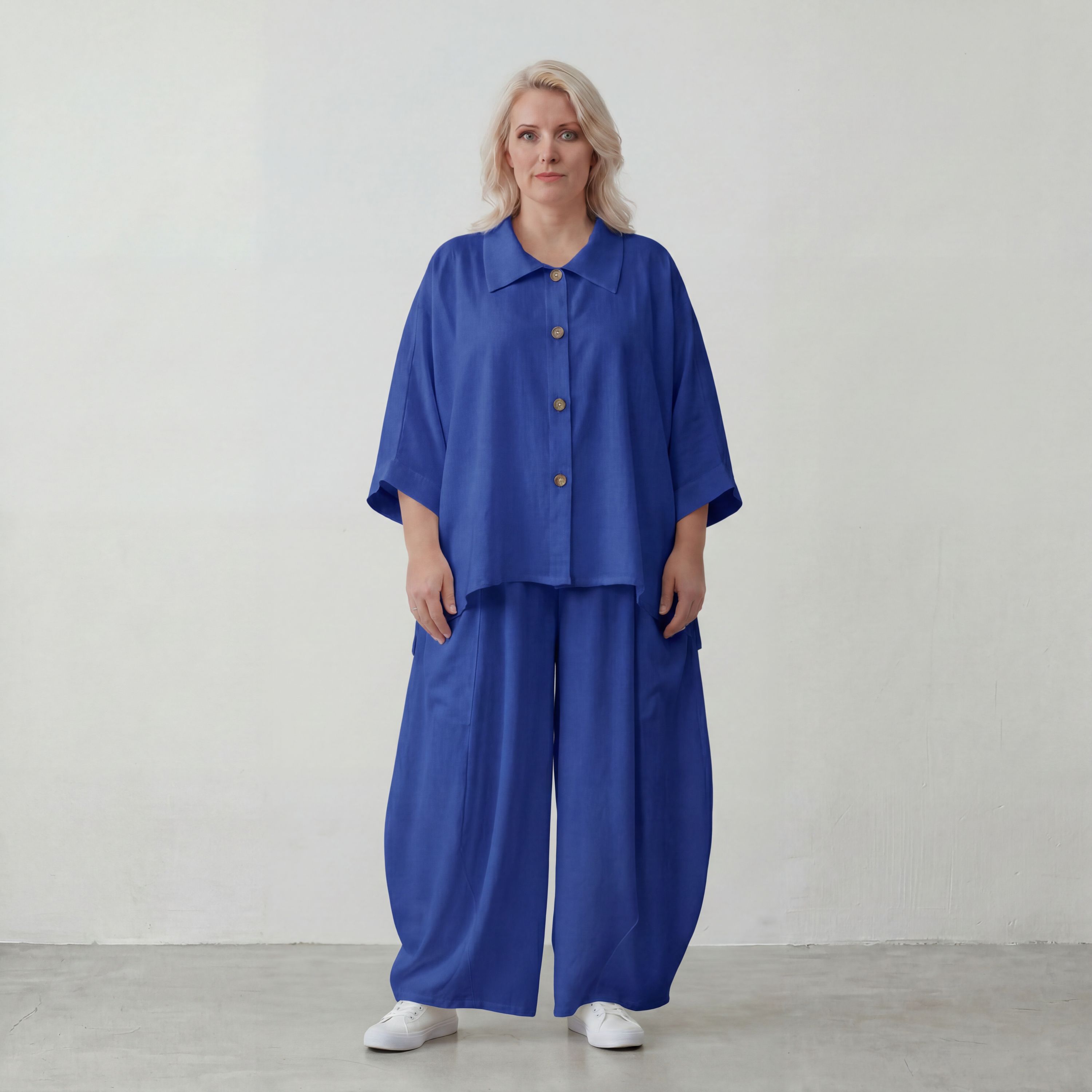 AKH Fashion · Bluse · Melinda · 7092 · Sapphire