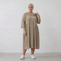 AKH 6958 Kleid, Beige