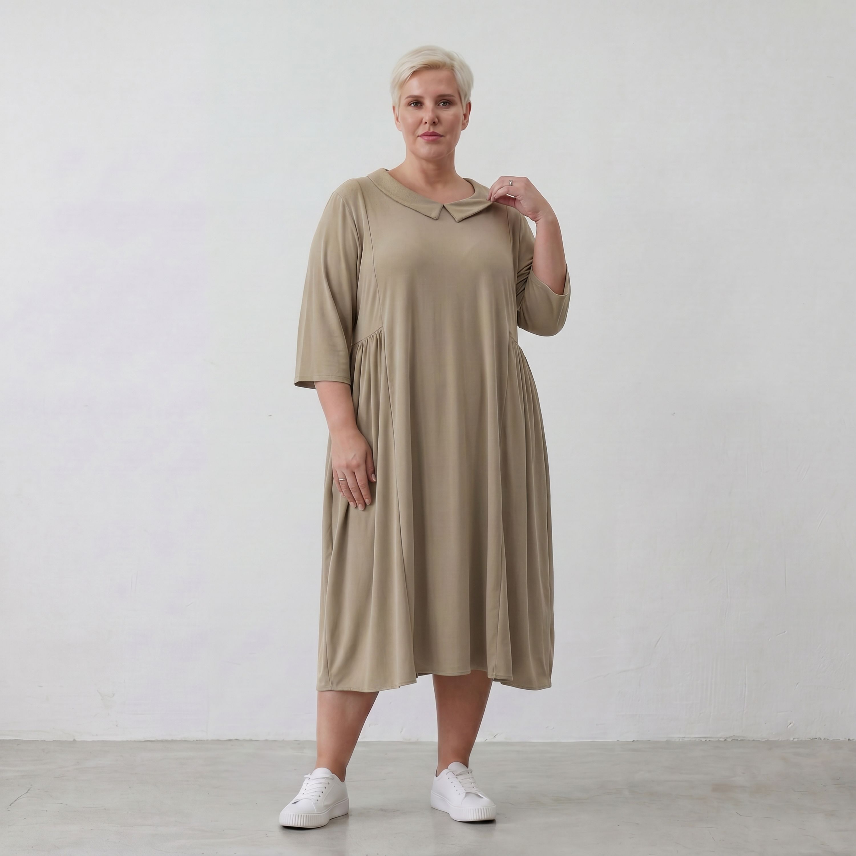 AKH 6958 Kleid, Beige