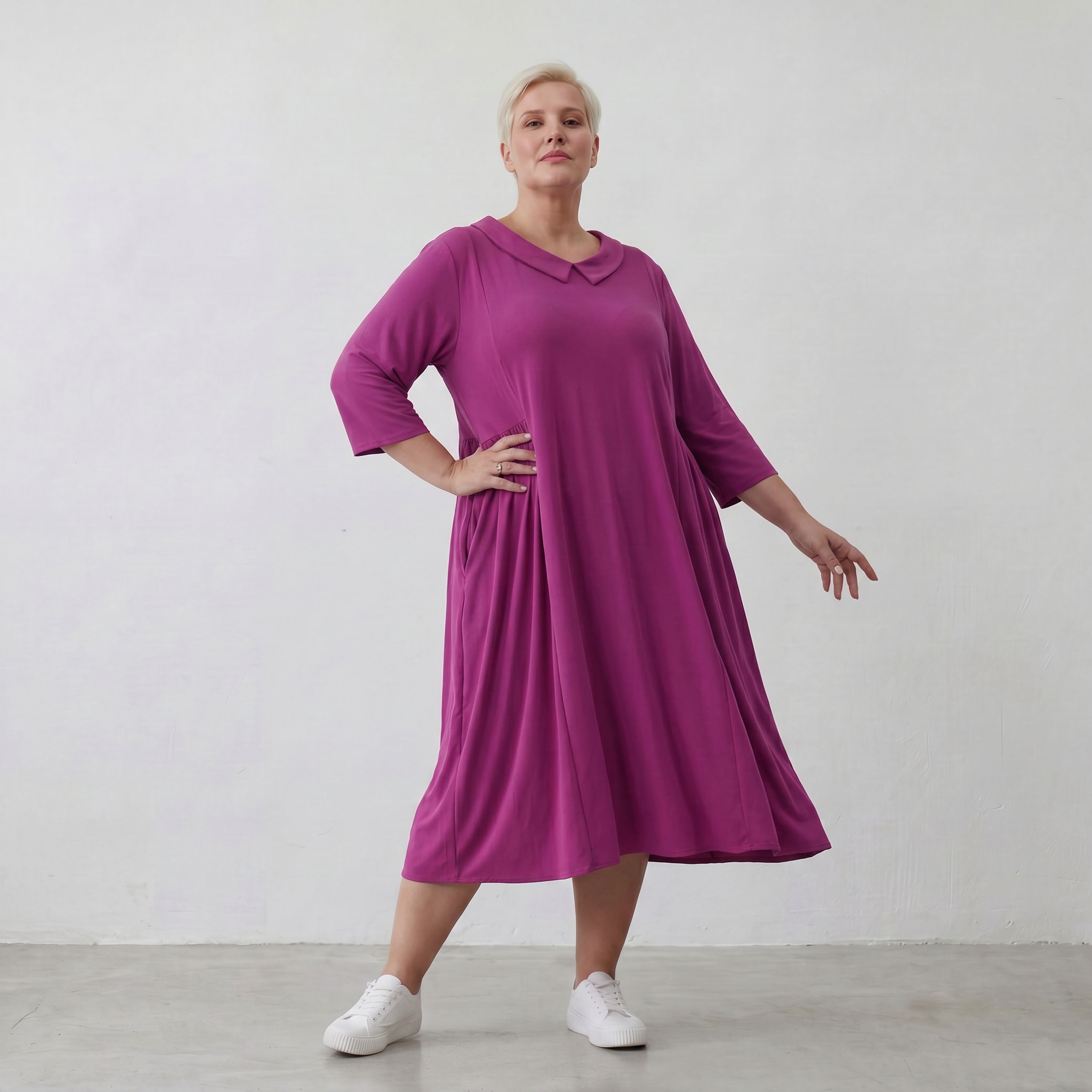 AKH 6958 Kleid, Magenta