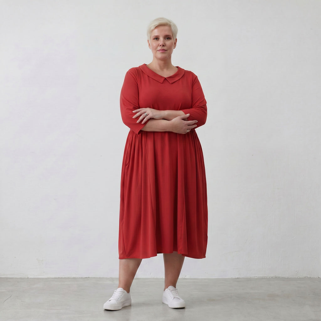 AKH 6958 Kleid, Rot