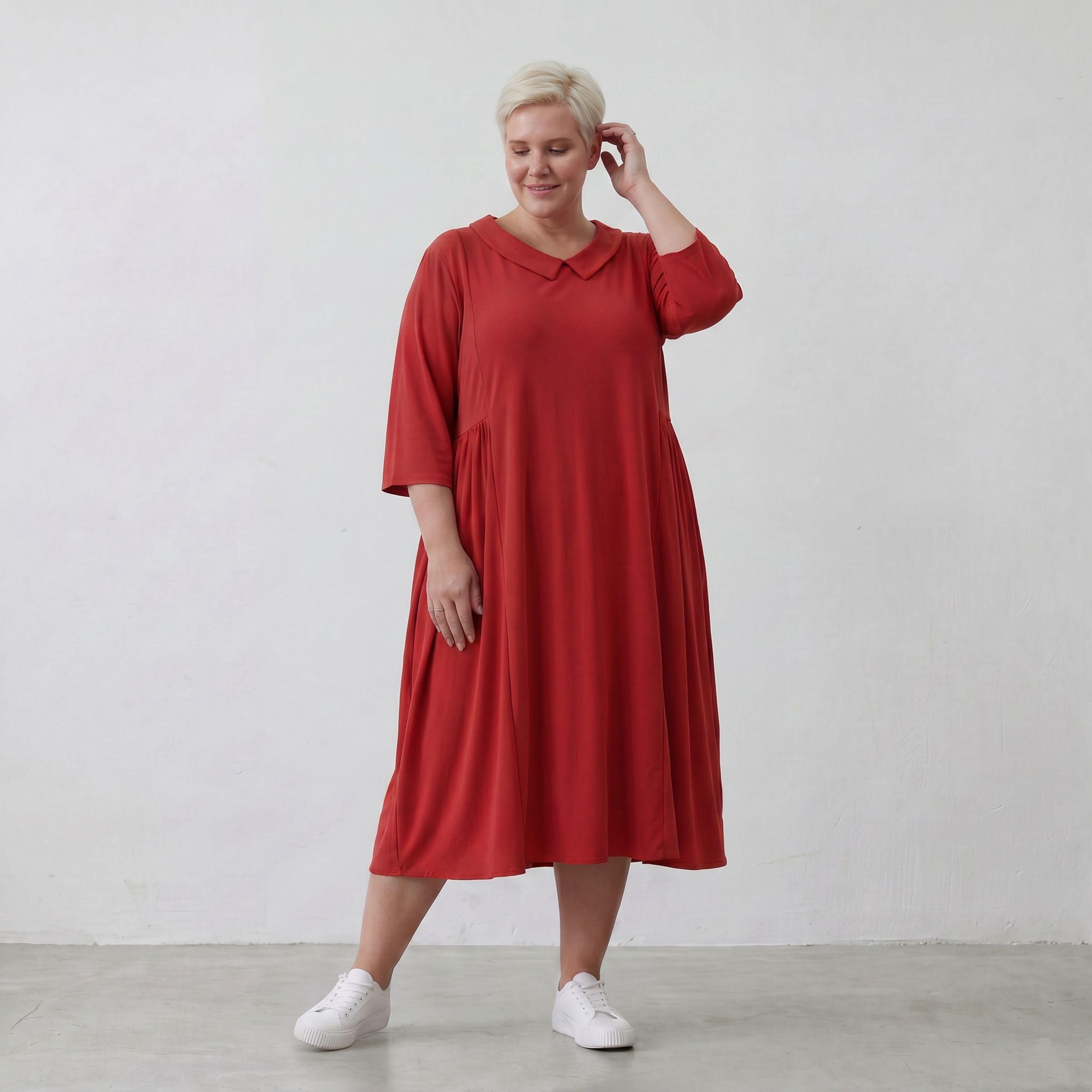 AKH 6958 Kleid, Rot