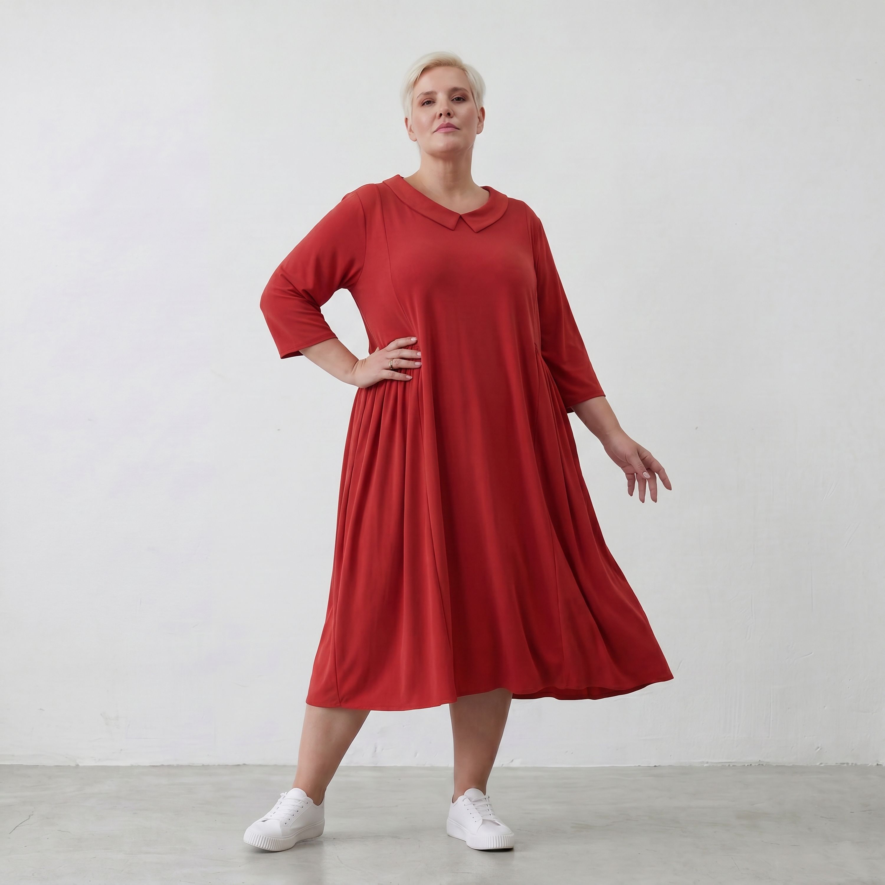 AKH 6958 Kleid, Rot