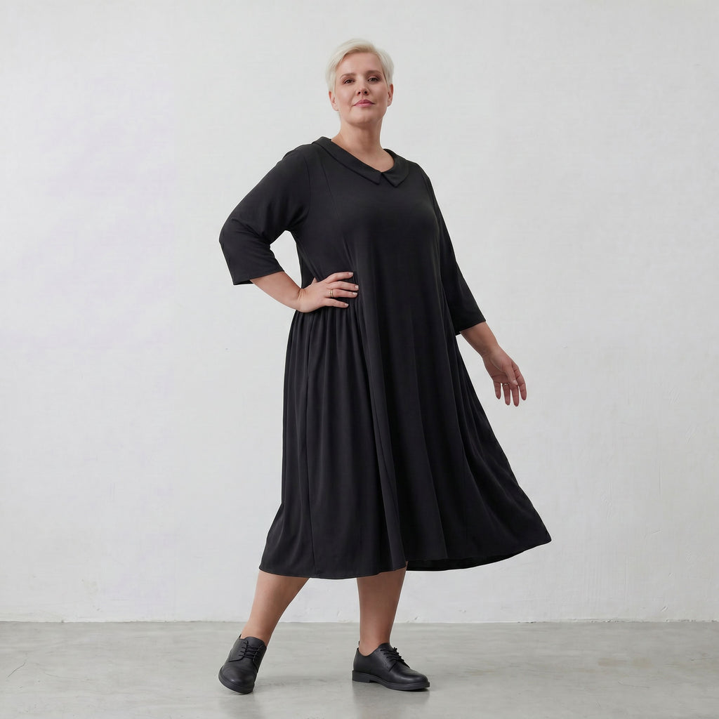 AKH 6958 Kleid, Schwarz