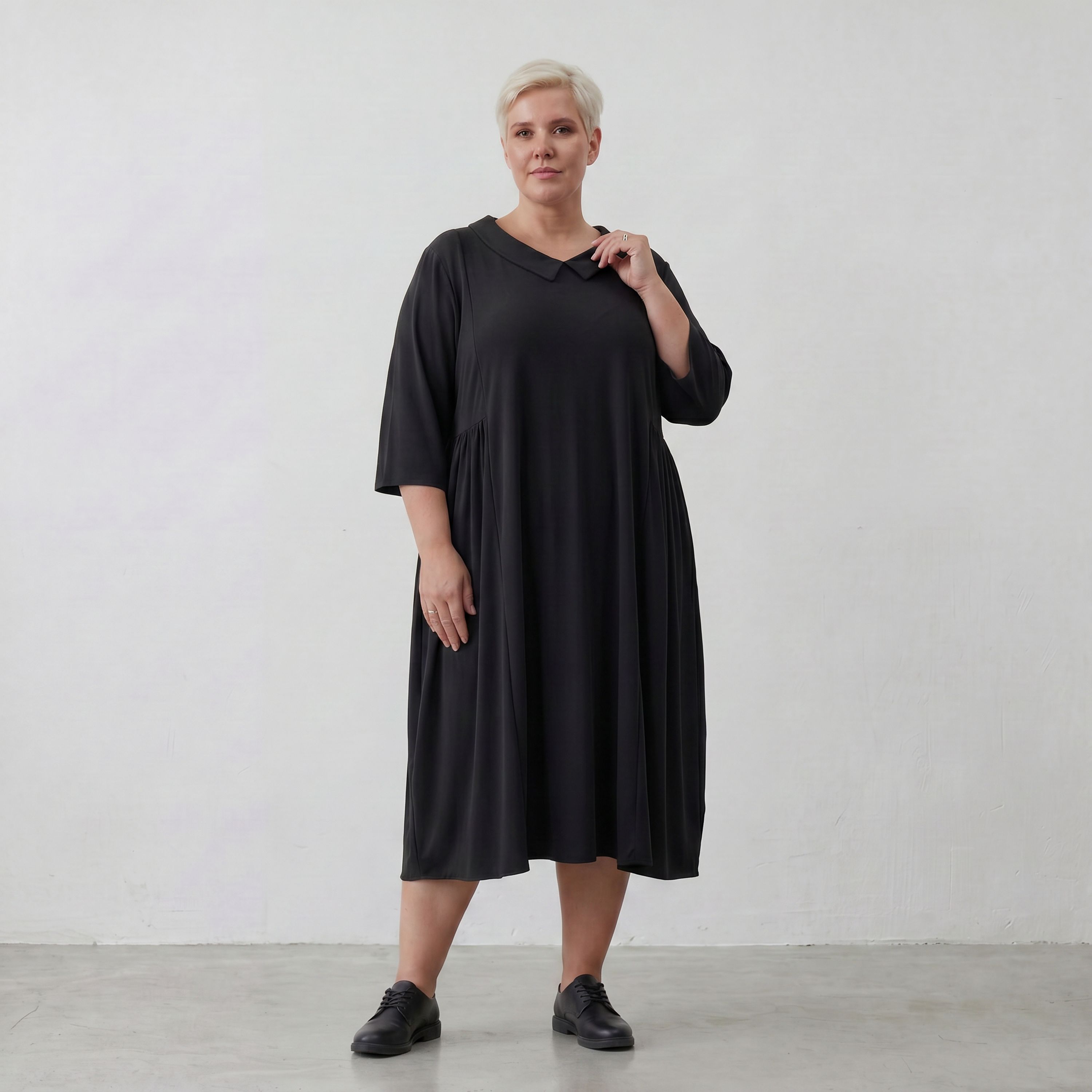 AKH 6958 Kleid, Schwarz