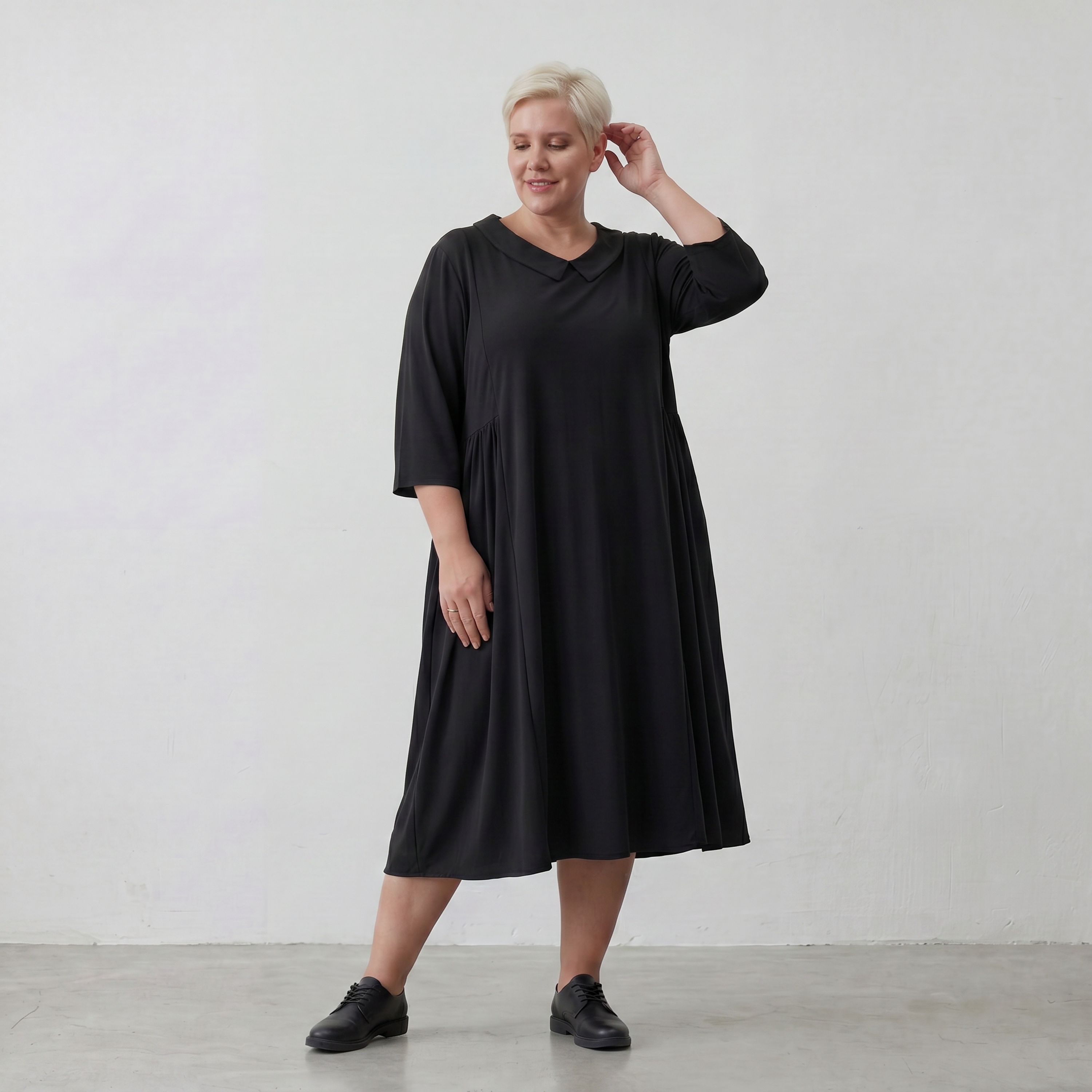 AKH 6958 Kleid, Schwarz