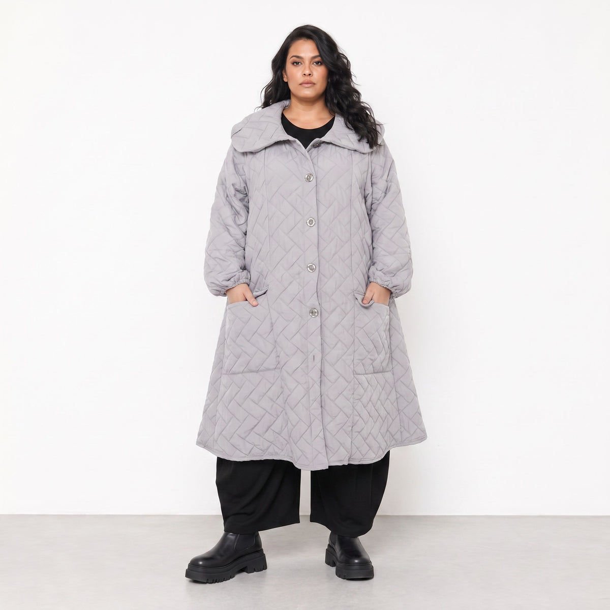 AKH Fashion · Coat · Mirage · 7034 · Light Grey