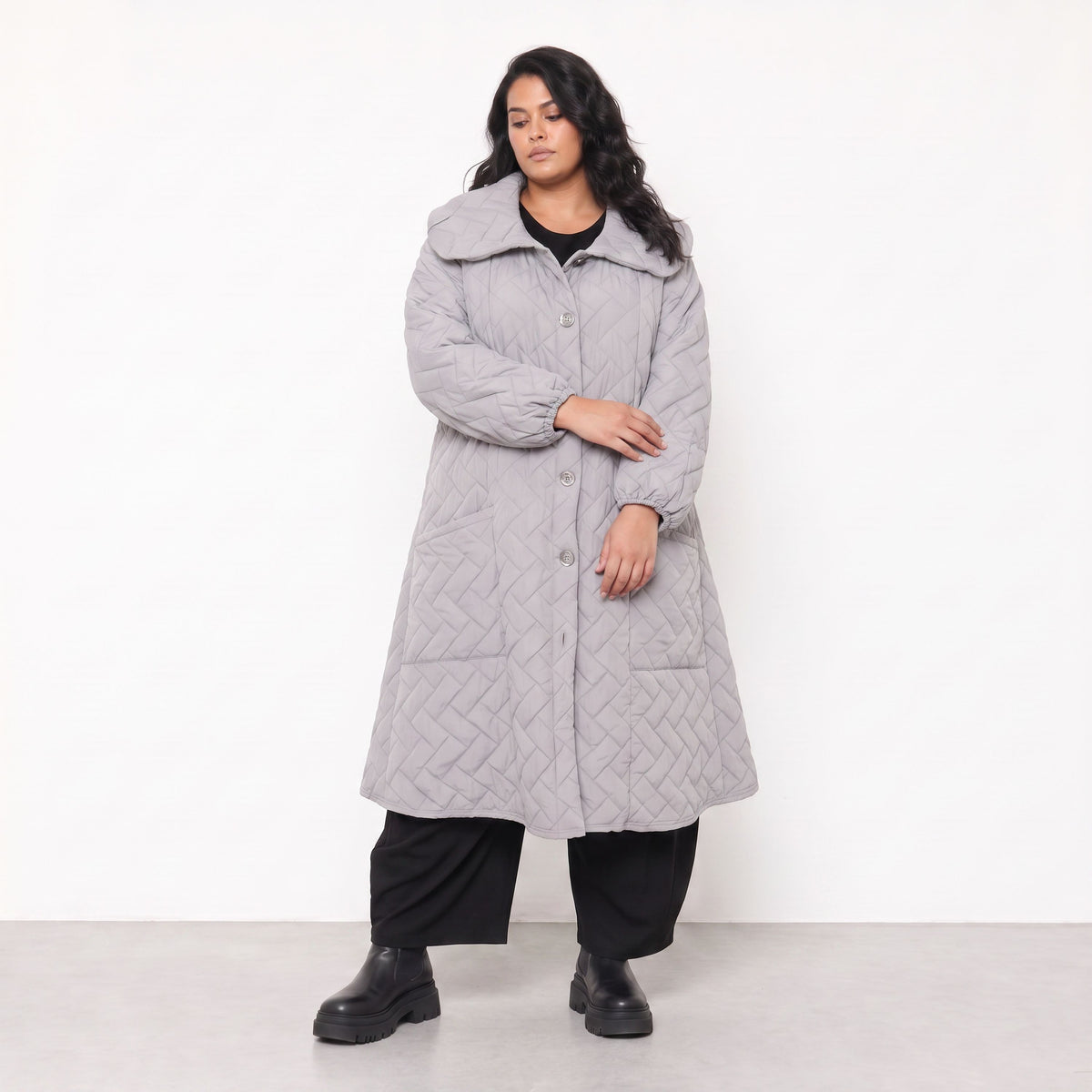 AKH Fashion · Coat · Mirage · 7034 · Light Grey