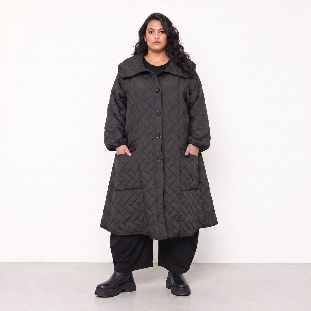 AKH Fashion · Cappotto · Mirage · 7034 · Nero