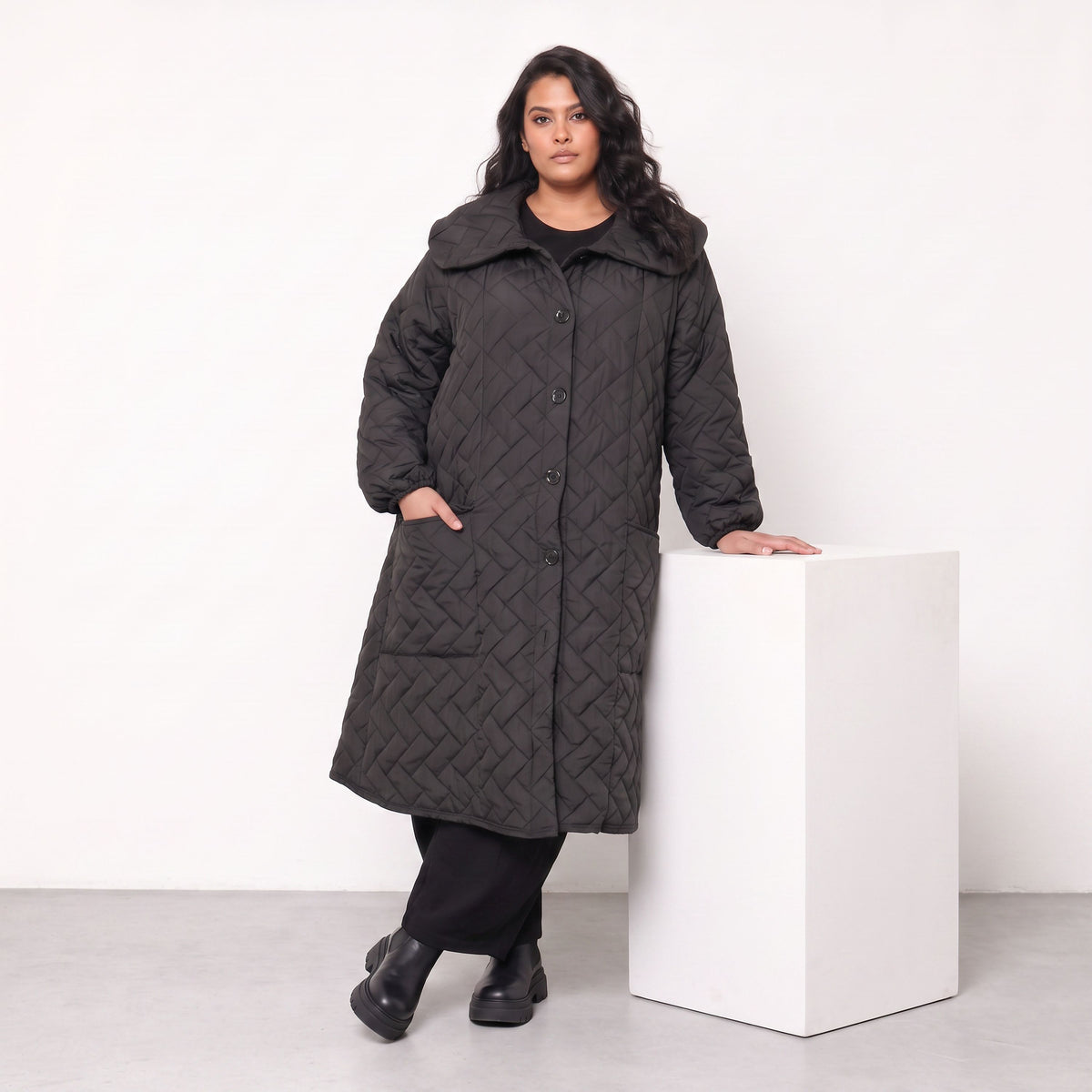 AKH Fashion · Cappotto · Mirage · 7034 · Nero