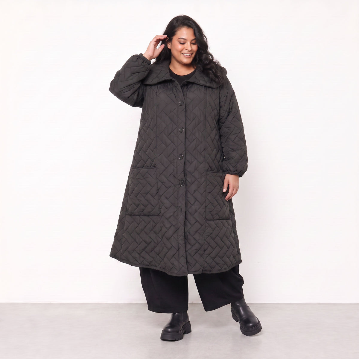 AKH Fashion · Cappotto · Mirage · 7034 · Nero