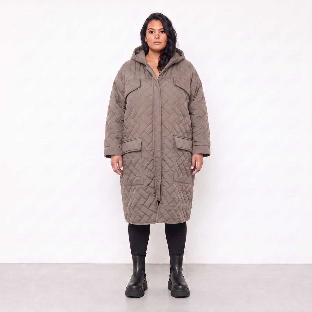 AKH Fashion · Manteau · Mirage · 7044 · Cognac