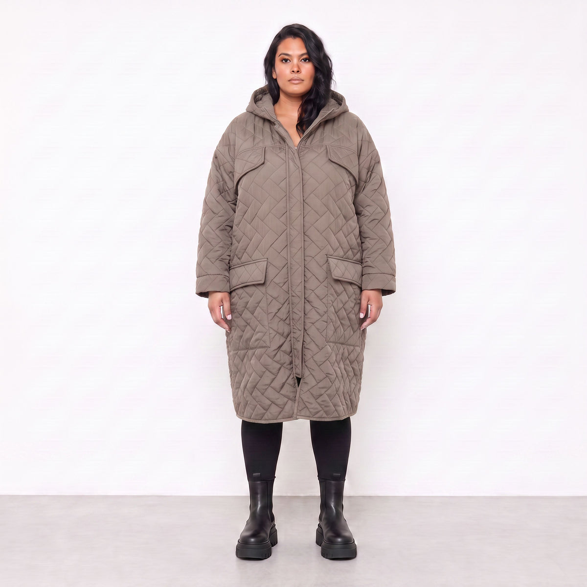 AKH Fashion · Manteau · Mirage · 7044 · Cognac