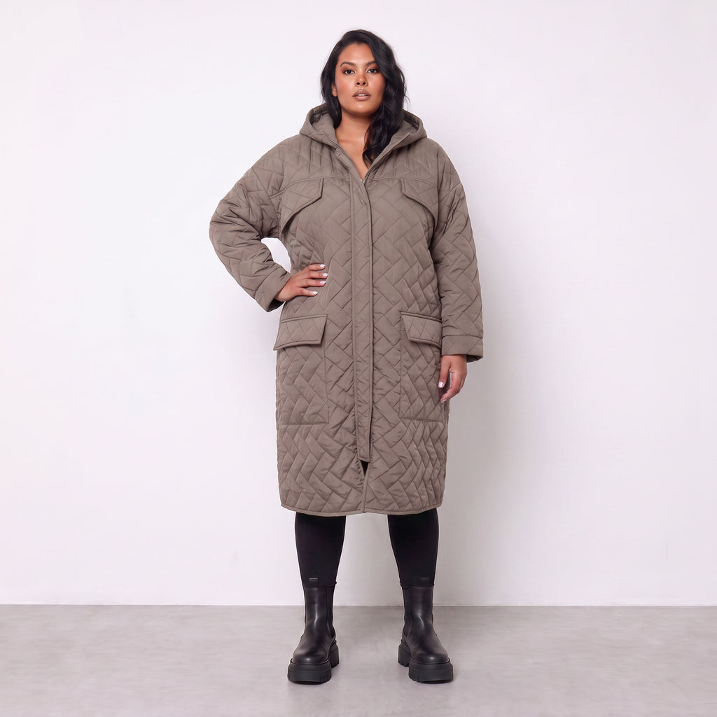 AKH Fashion · Manteau · Mirage · 7044 · Cognac