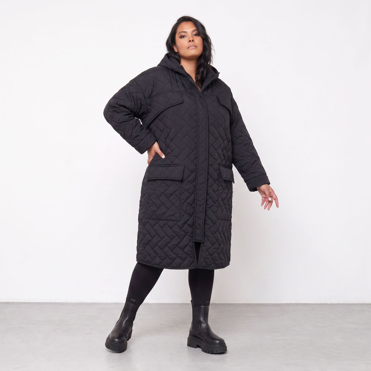 AKH Fashion · Coat · Mirage · 7044 · Black