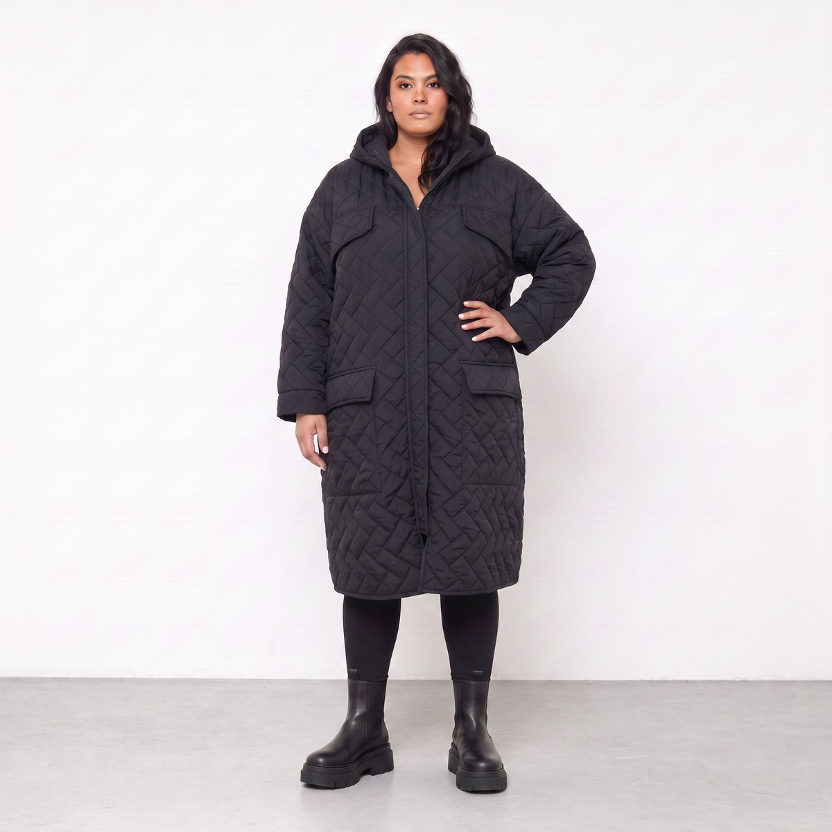 AKH Fashion · Coat · Mirage · 7044 · Black