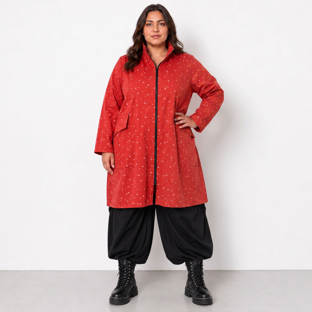 AKH Fashion · Cappotto · Momentum · 7036 · Rosso/Grigio
