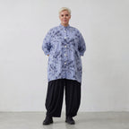 AKH Fashion Bluse 7116 Nehi, Blau-Weiß-Schwarz