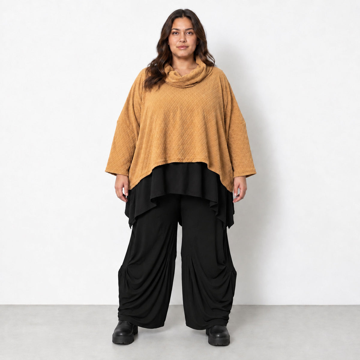 AKH Fashion · T-shirt · Nerva · 3019 · Camel