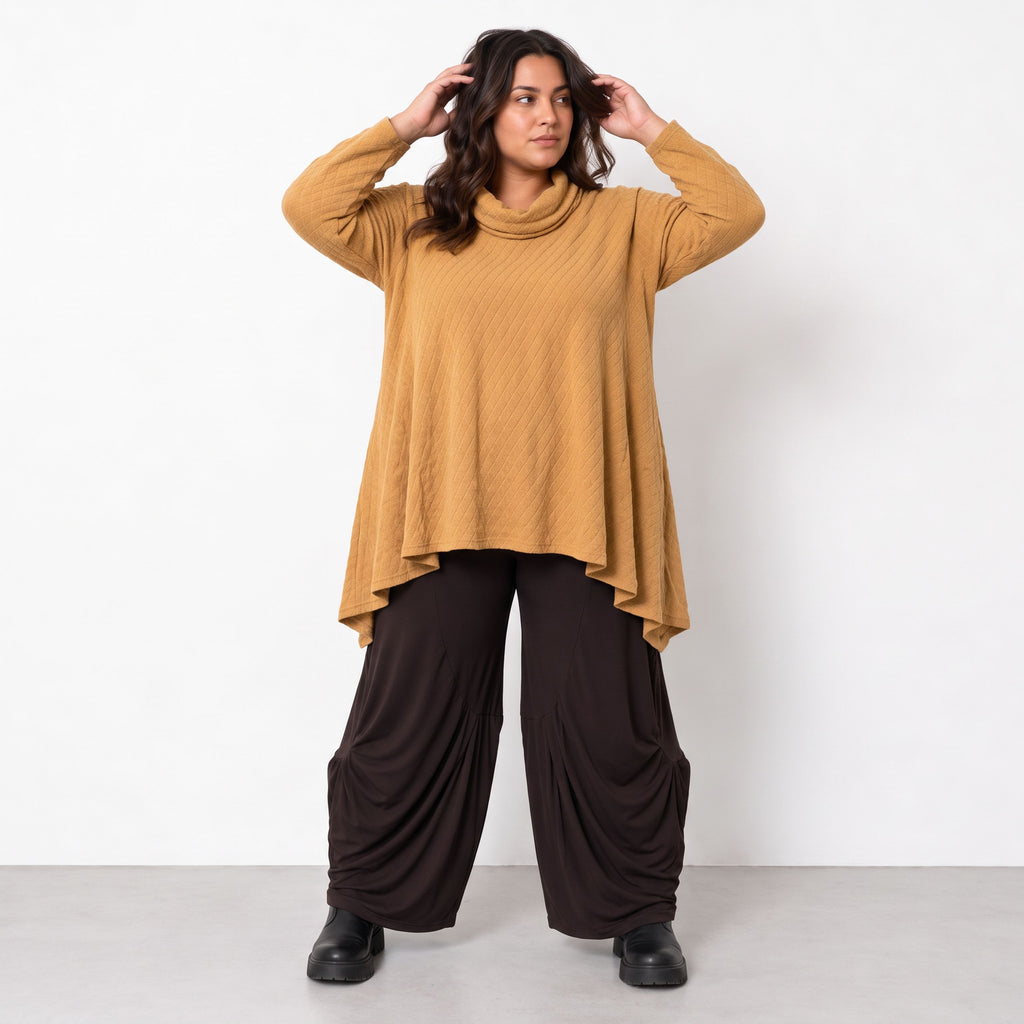 AKH Fashion · T-shirt · Nerva · 593R · Camel