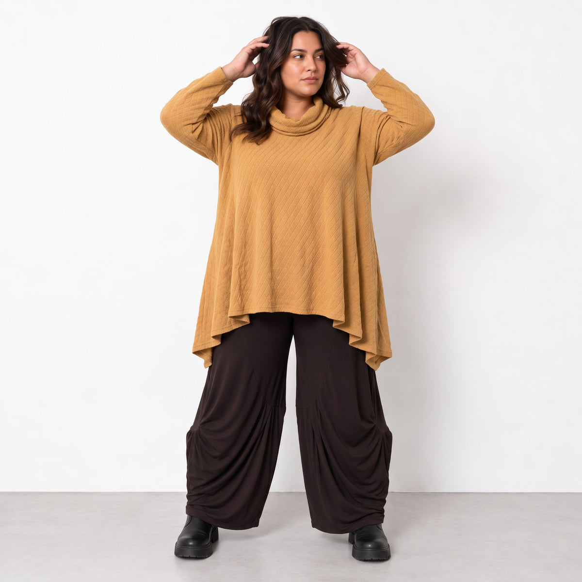 AKH Fashion · T-shirt · Nerva · 593R · Camel