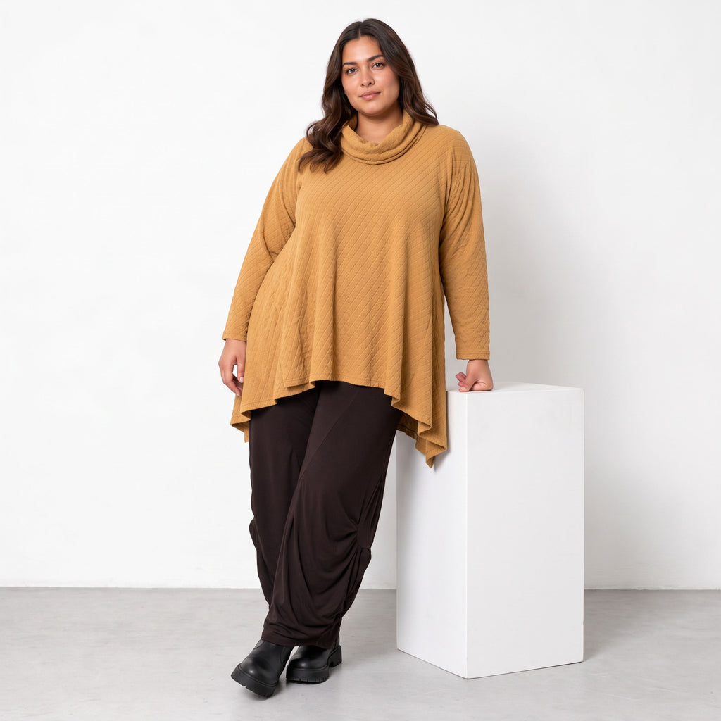 AKH Fashion · T-shirt · Nerva · 593R · Camel