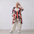 AKH Fashion · Shirt · Nicolle · 1019 · MosaicRed