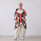AKH Fashion · Shirt · Nicolle · 1019 · MosaicRed