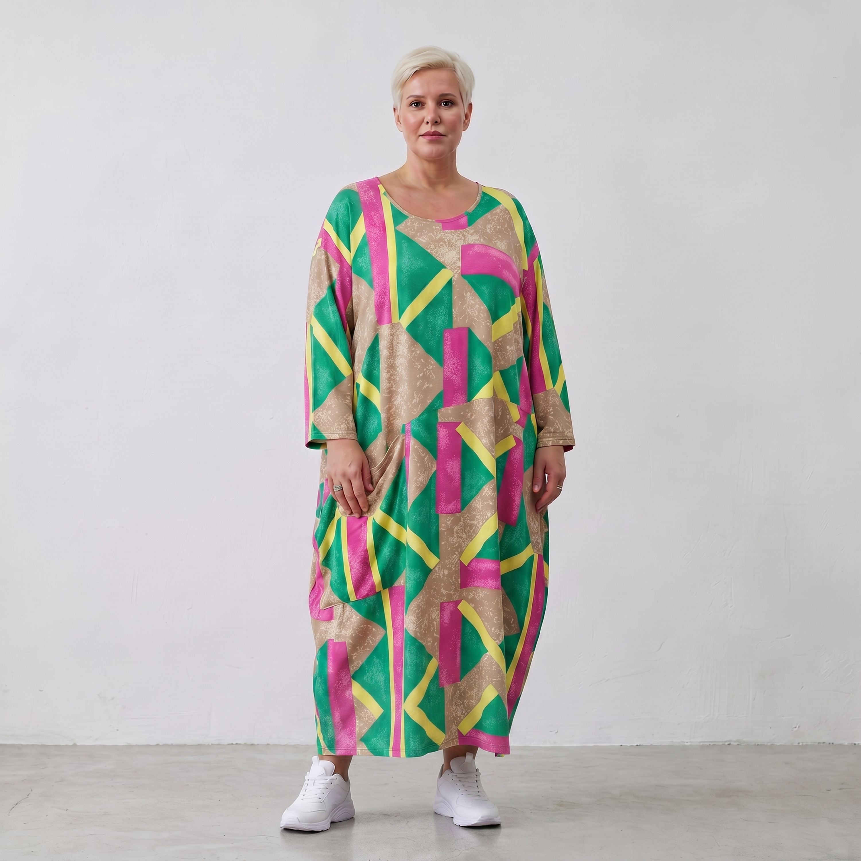 AKH Fashion · Kleid · Nicolle · 7016 · CanvasGreen