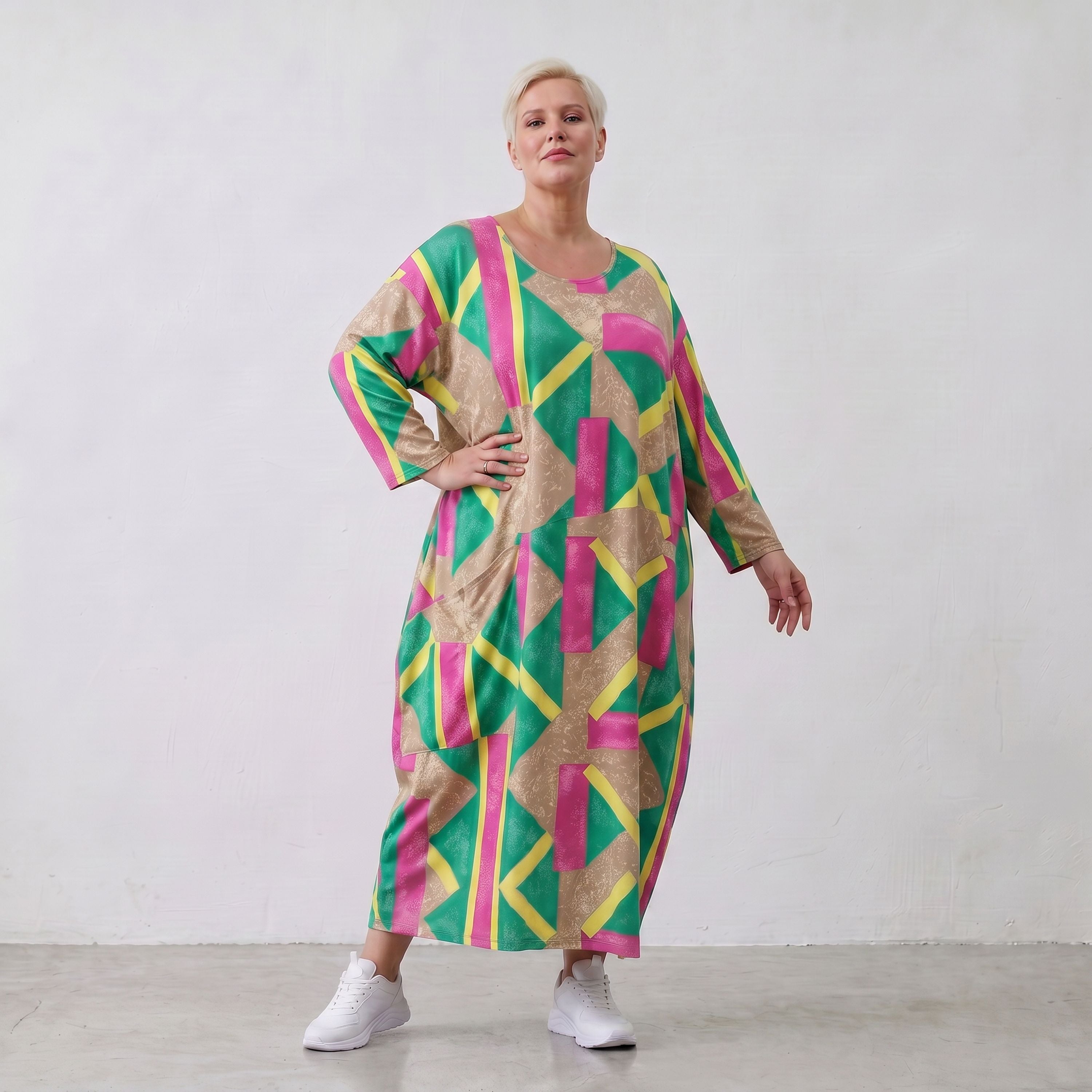 AKH Fashion · Kleid · Nicolle · 7016 · CanvasGreen